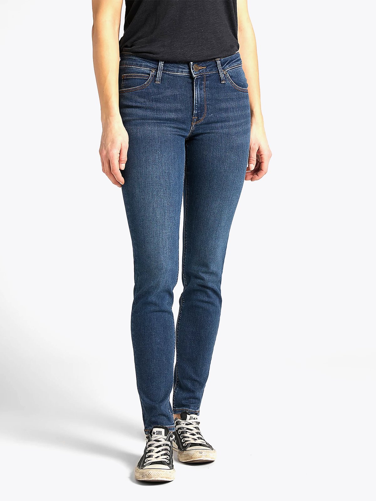 Lee Scarlett Skinny Mid Waist Dark Ulrich