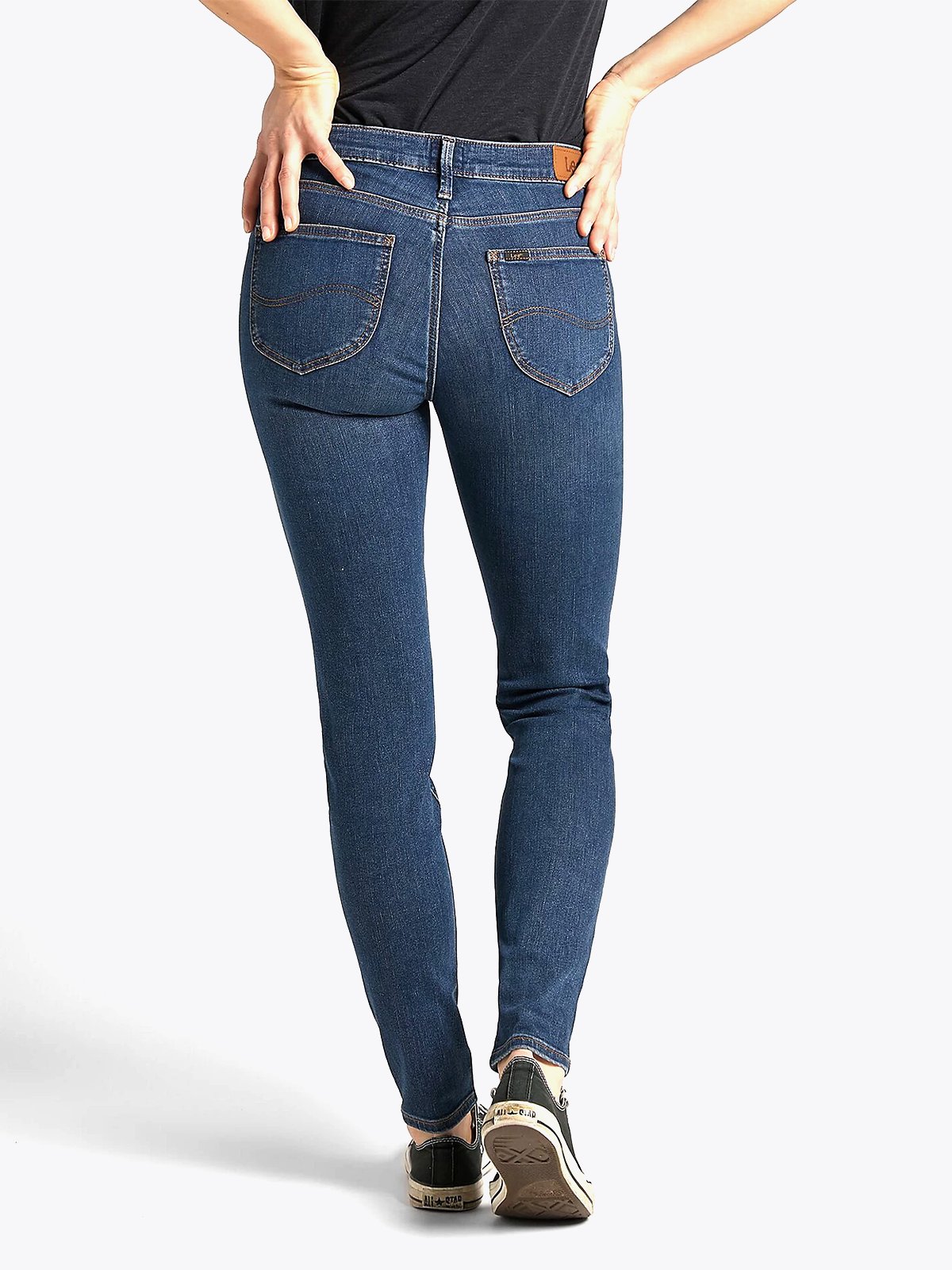 Lee Scarlett Skinny Mid Waist Dark Ulrich