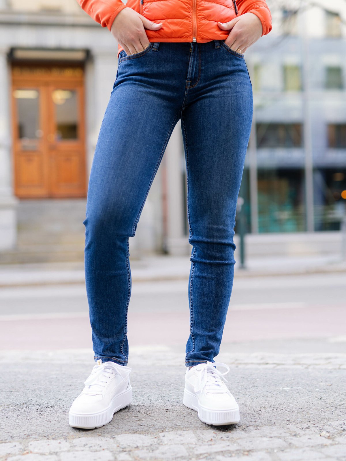 Lee Scarlett Skinny Mid Waist Dark Ulrich