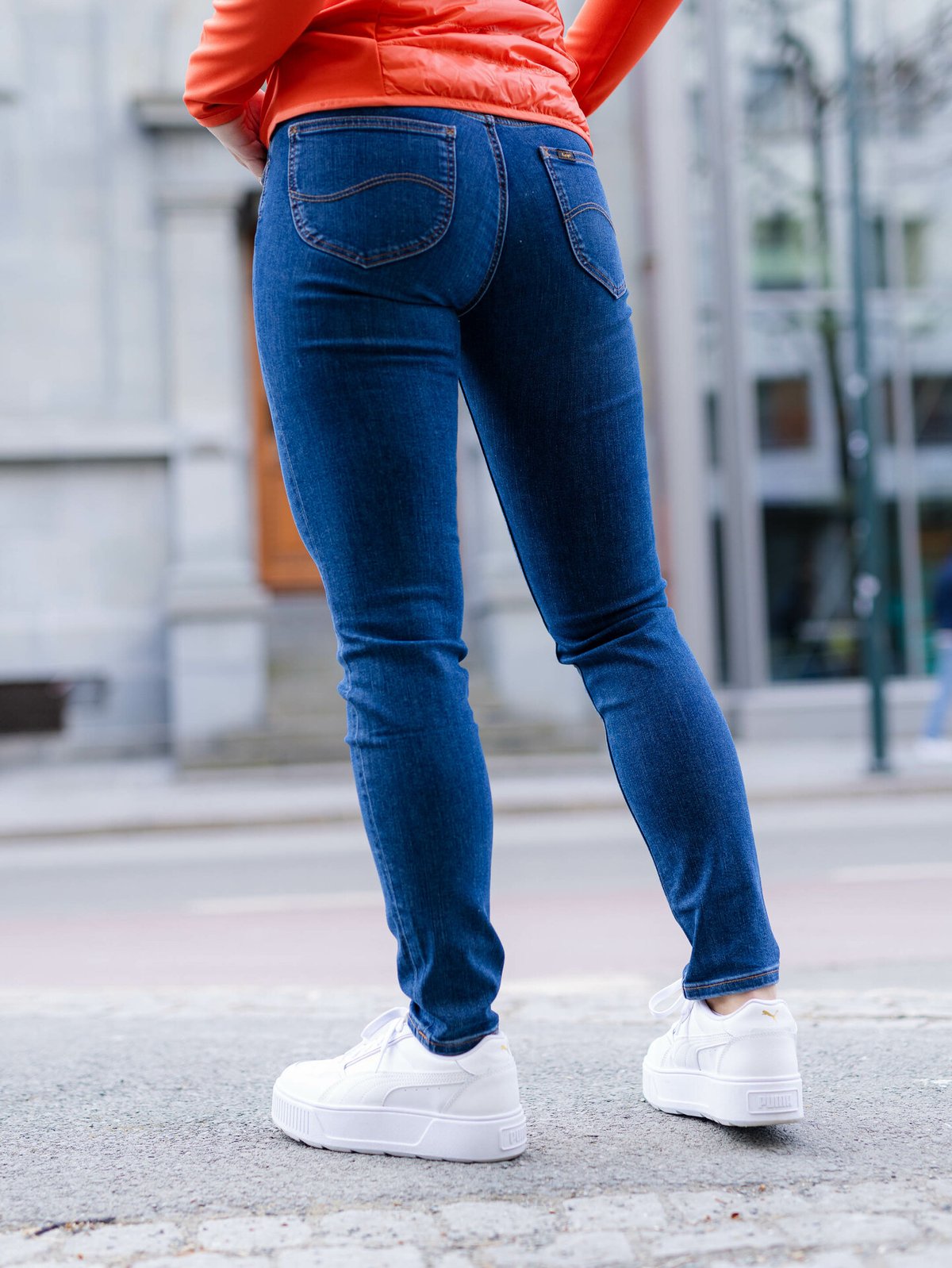 Lee Scarlett Skinny Mid Waist Dark Ulrich