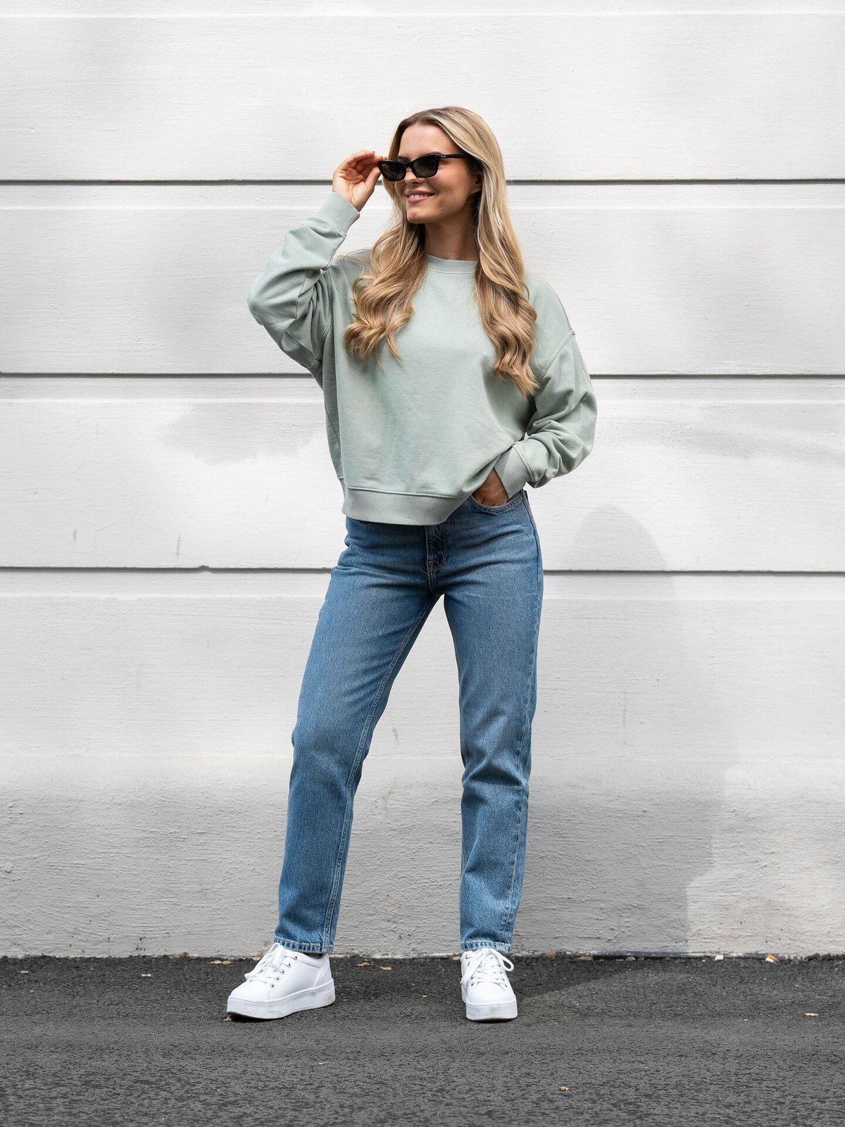 Lee Crew Sweater Grønn