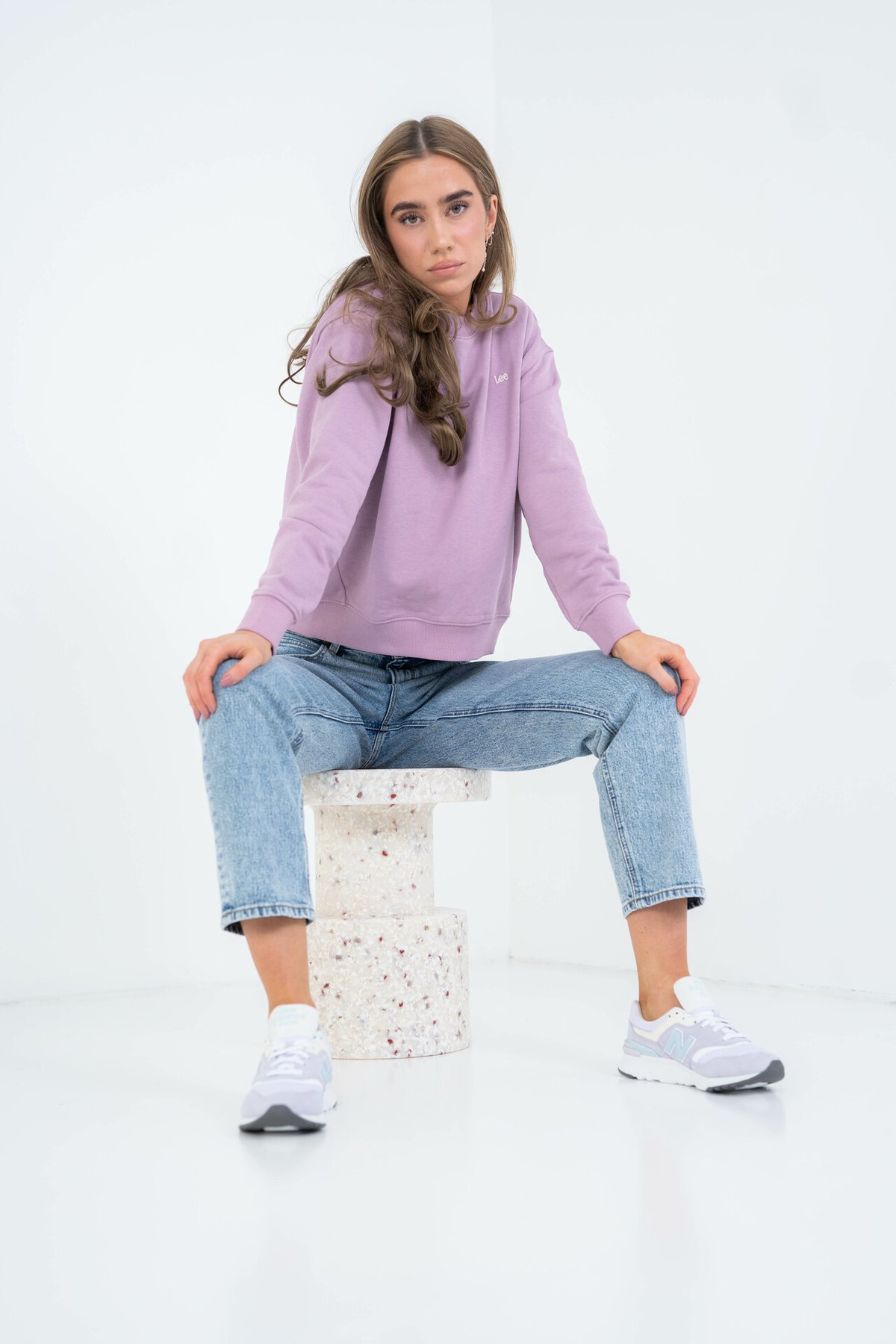 Lee Crew Sweater Plum