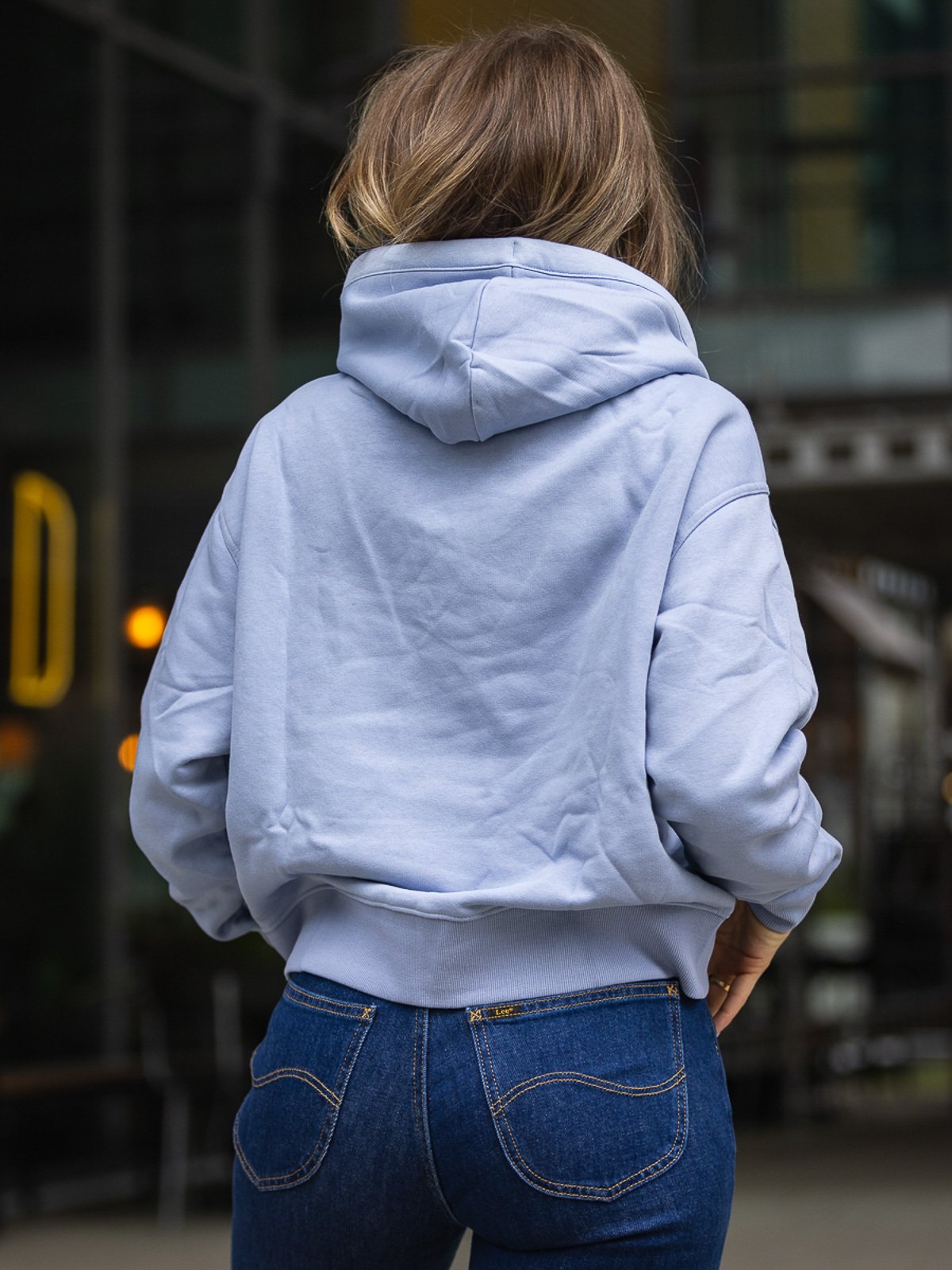 Lee Essential Hoodie Parry Blue
