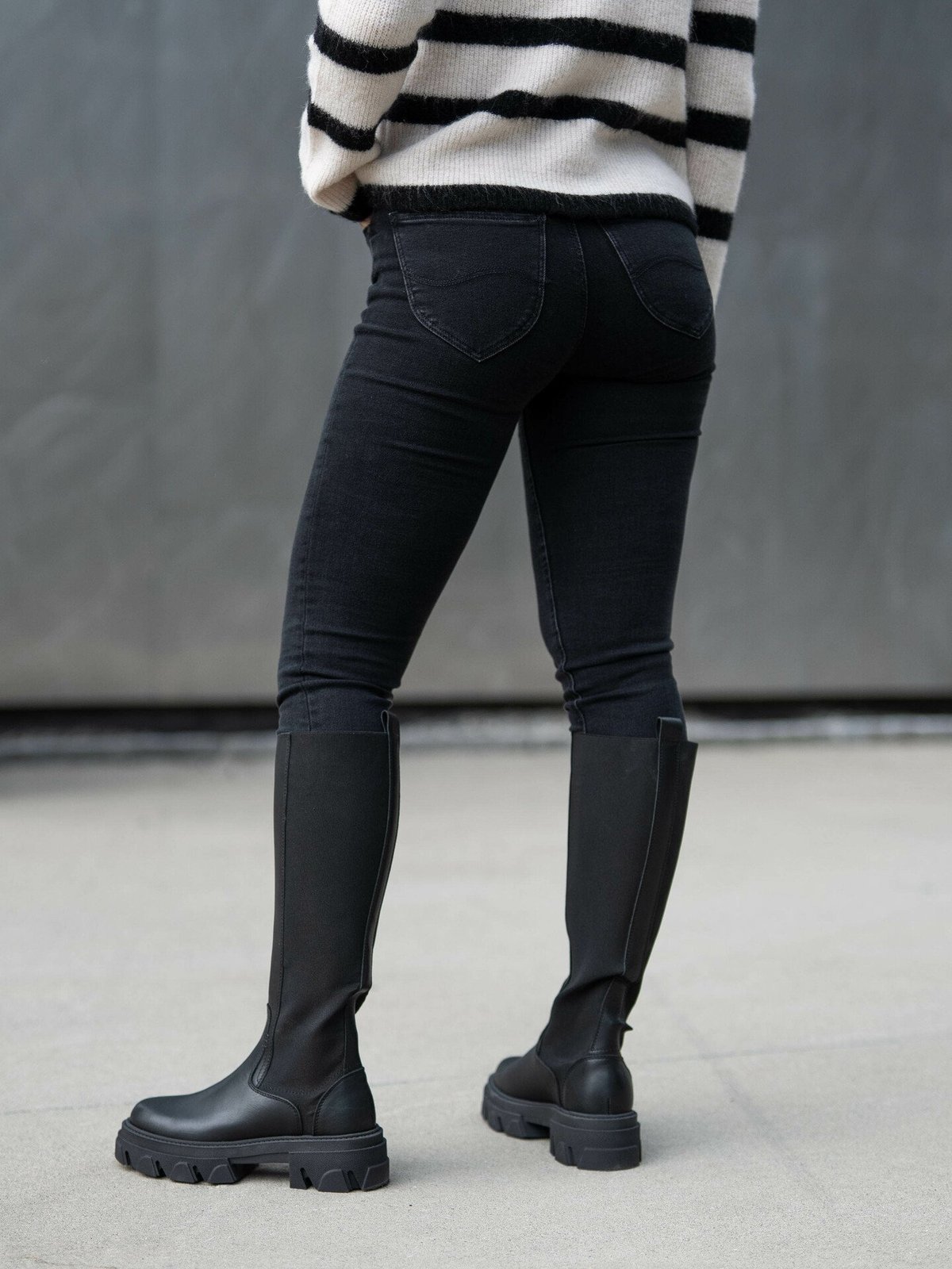 Lee Scarlett Skinny High Black Rinse