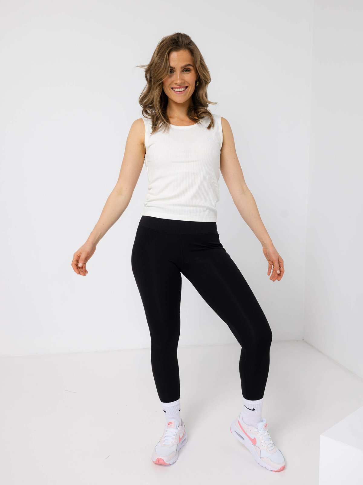 Lee Cropped Crew Tank Ecru