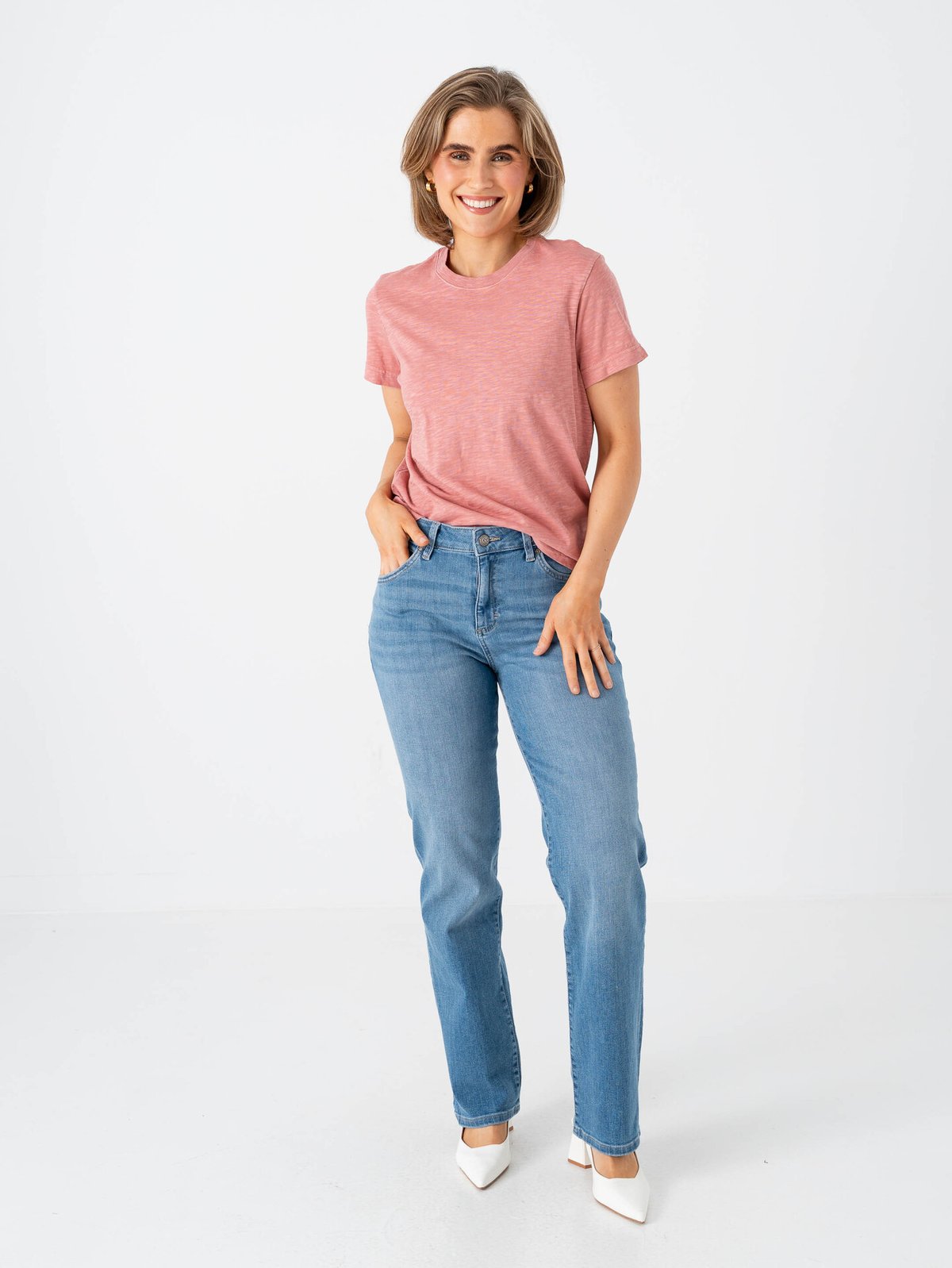 Lee Perfect Tee Rosa