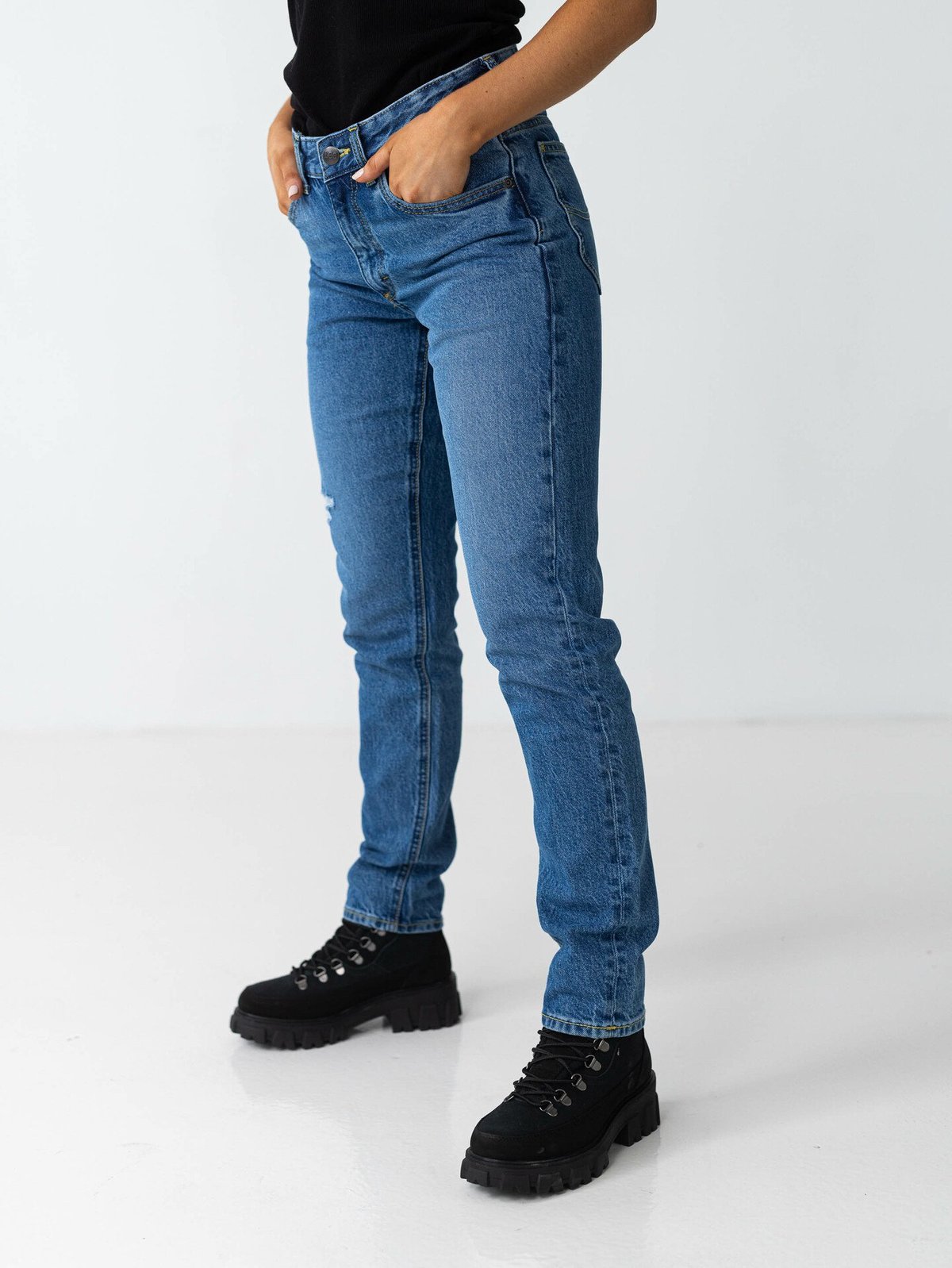 Lee Rider Slim Straight River Deep