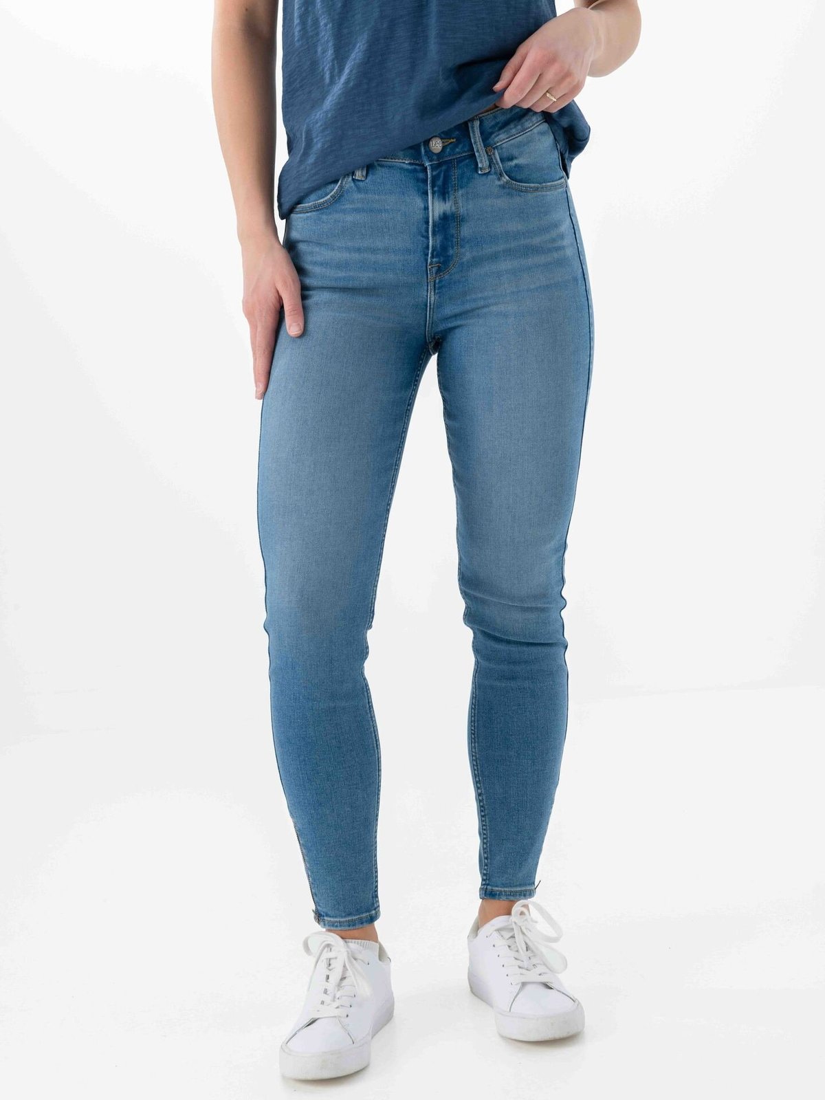 Lee Scarlett Skinny High Zip Denim