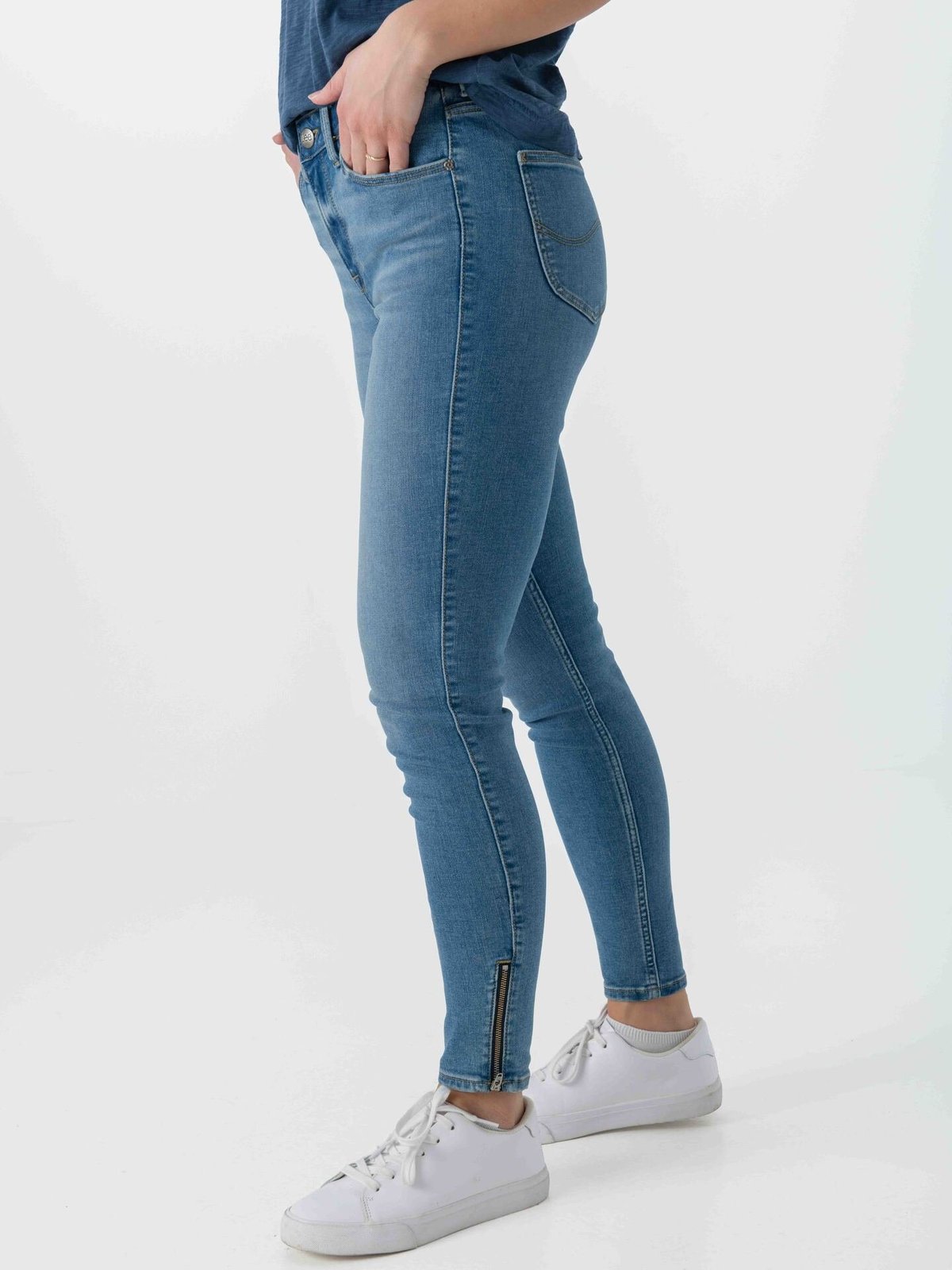 Lee Scarlett Skinny High Zip Denim