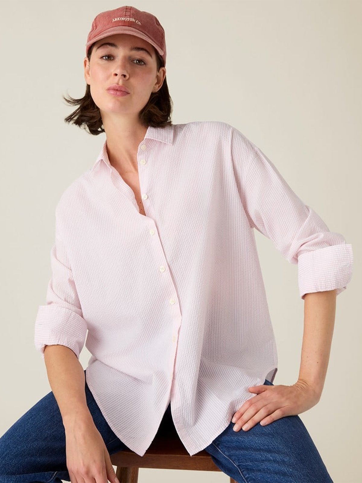 Lexington Casual Faded Cap Rost