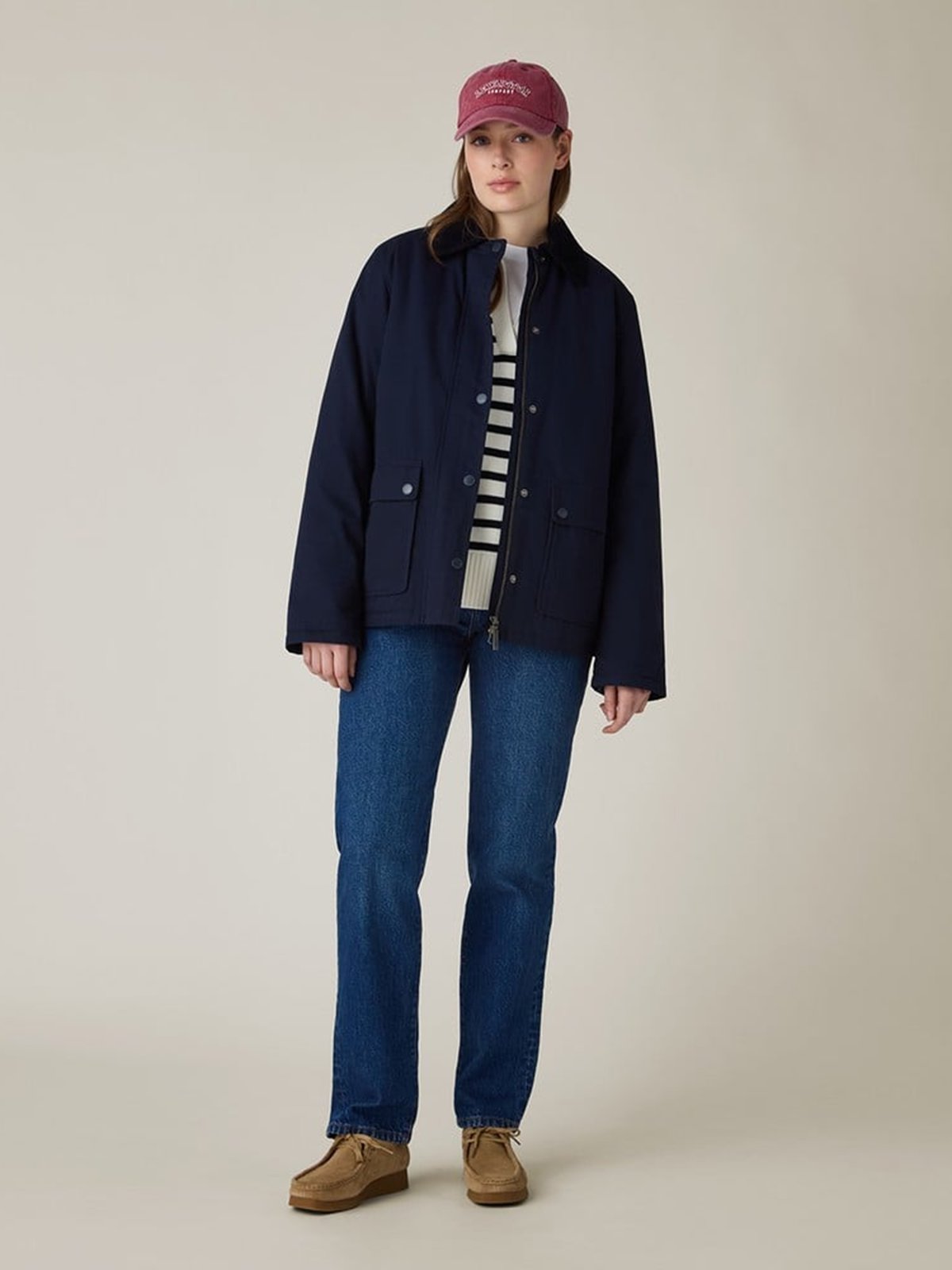 Lexington Cotton Country Jacket Blå