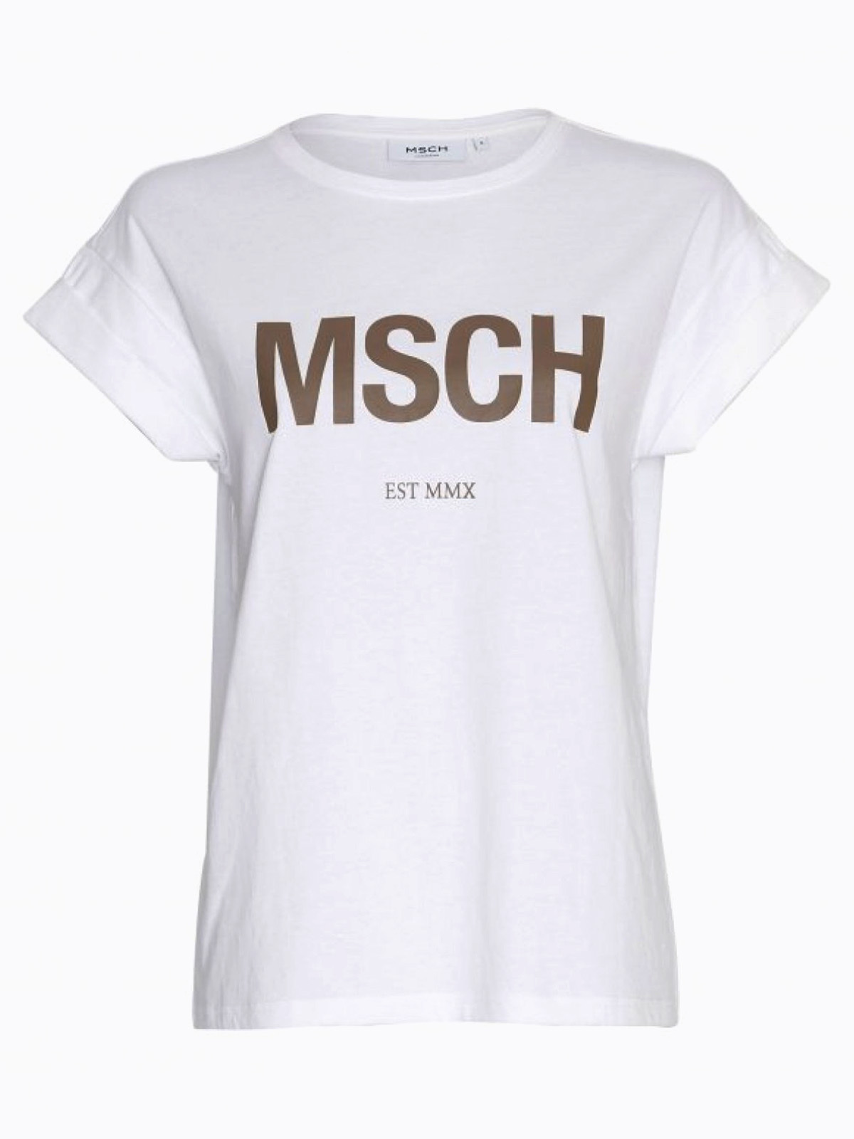 MSCH Copenhagen Alva MSCH Standard Tee B WHT/ Chocolate Chip