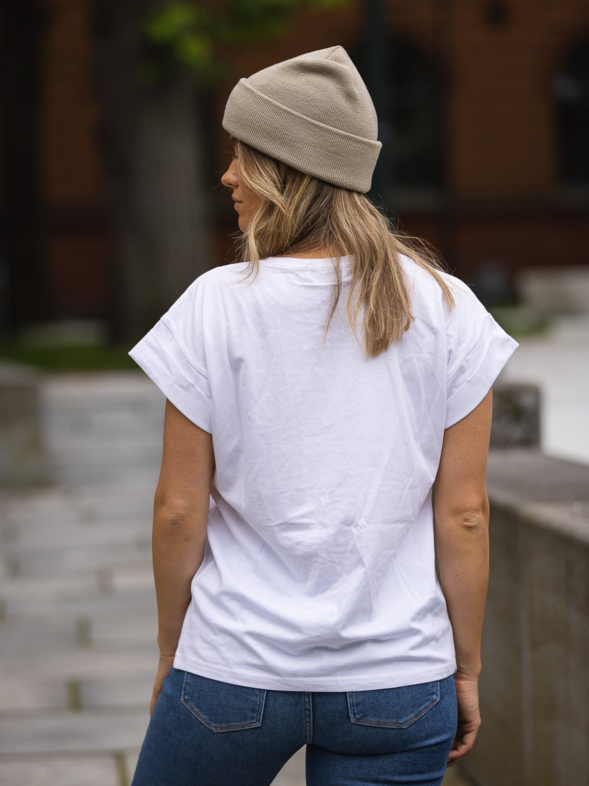 MSCH Copenhagen Alva MSCH Standard Tee B WHT/ Chocolate Chip