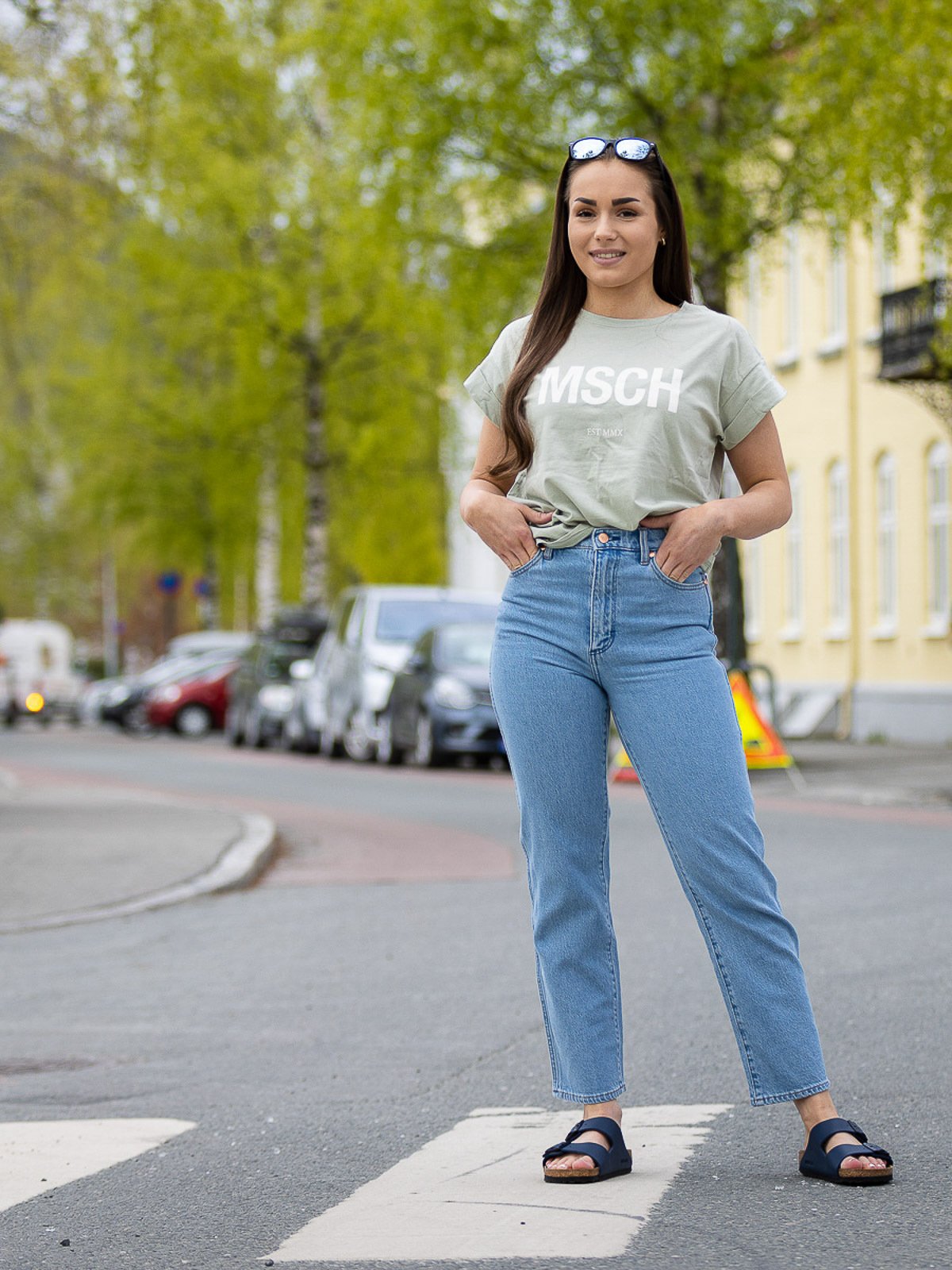 MSCH Copenhagen Alva MSCH Standard Tee Sage/Egret