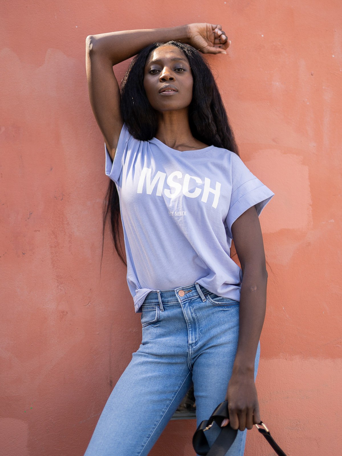 MSCH Copenhagen Alva MSCH Standard Tee Thistle D/Egret