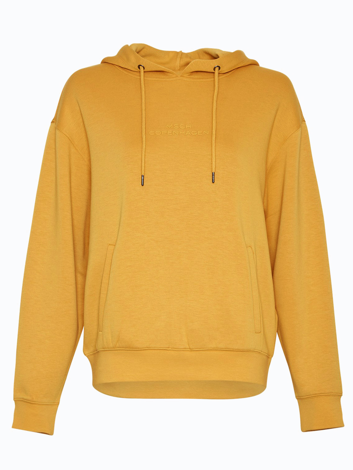 MSCH Copenhagen Ima Q Logo Hood Sweatshirt Narcissus