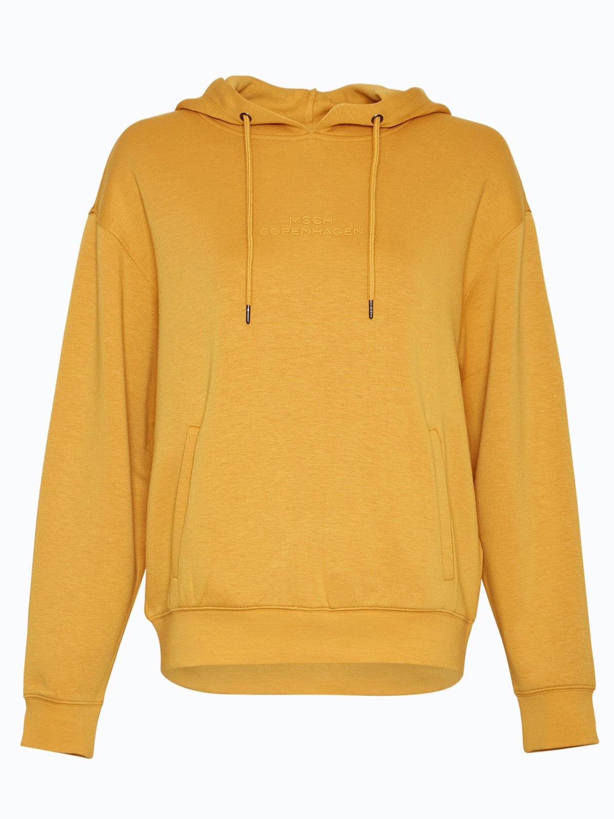 MSCH Copenhagen Ima Q Logo Hood Sweatshirt Narcissus