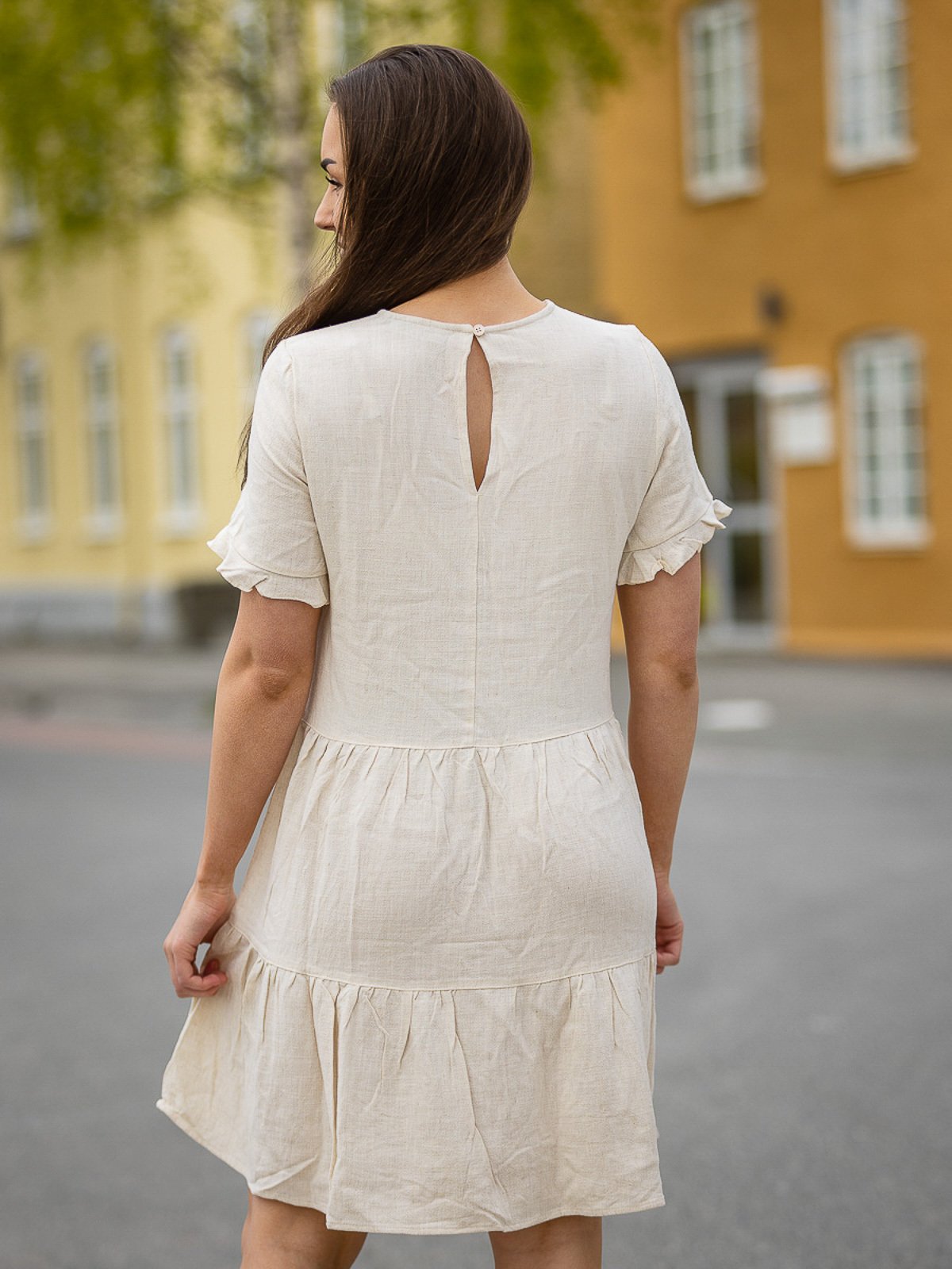 MSCH Copenhagen Mariet Short Sleeve Dress Wood Ash