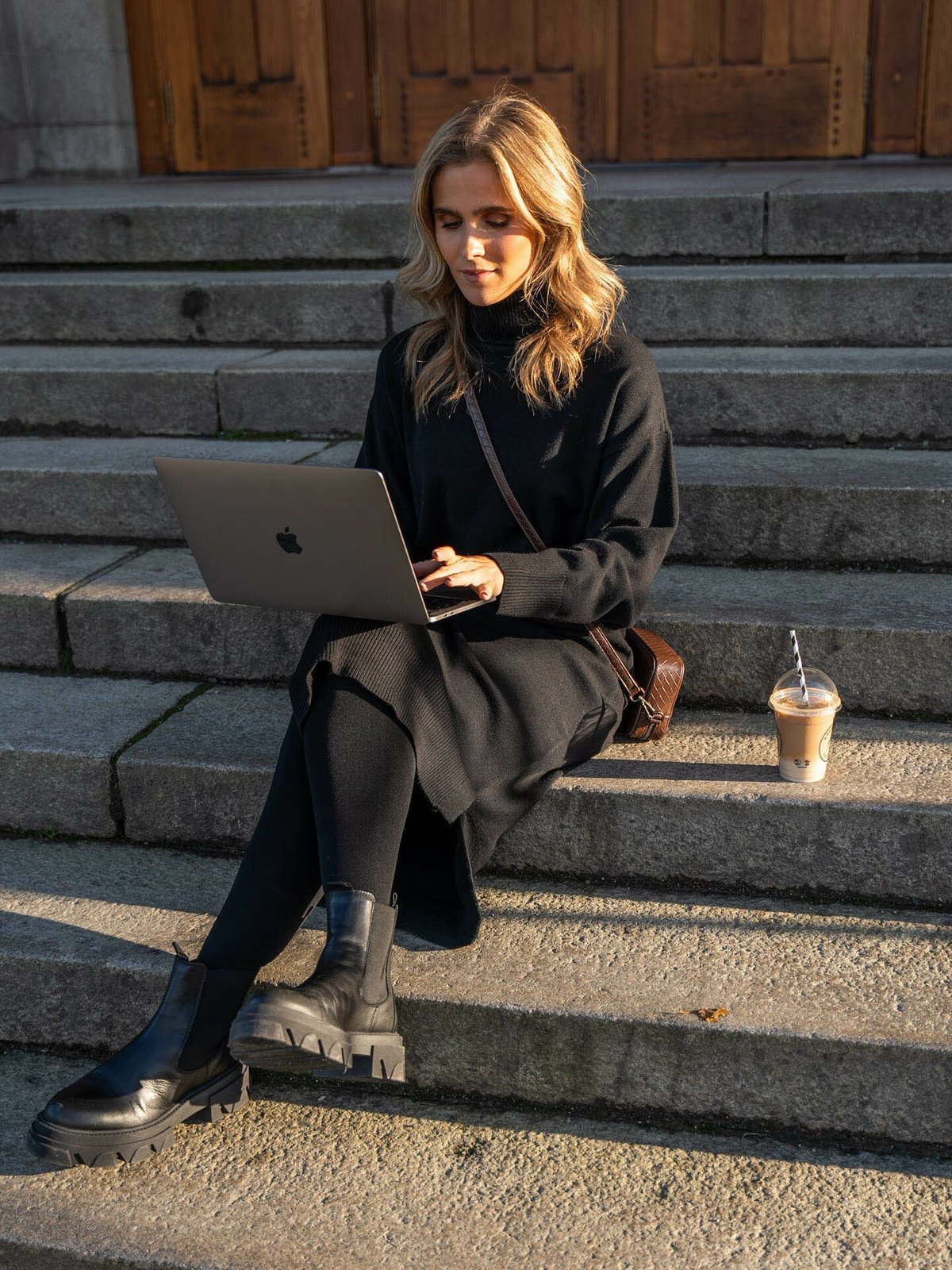 MSCH Copenhagen Magnea Rachelle Rib Dress Black