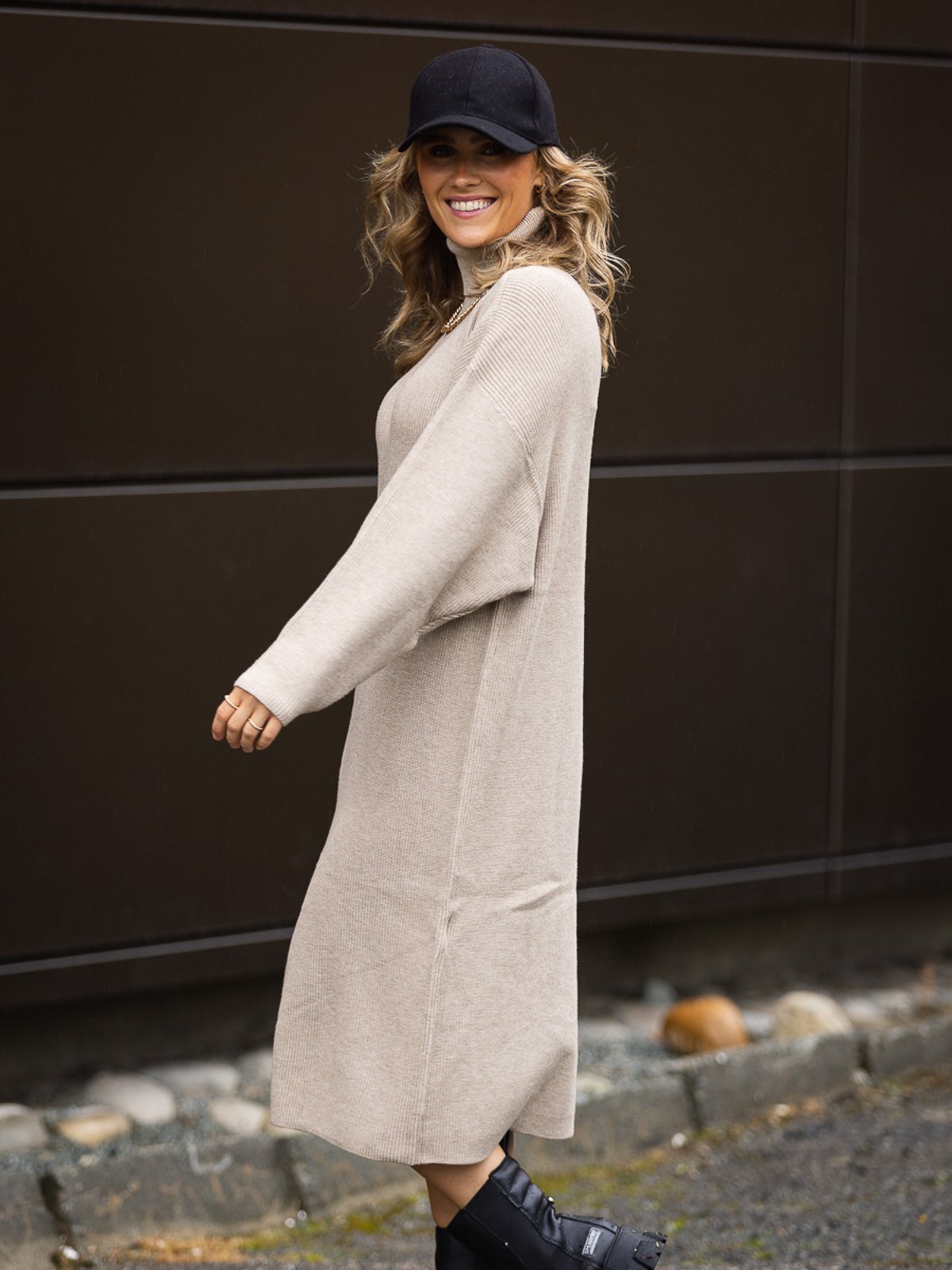 MSCH Copenhagen Magnea Rachelle Rib Dress Trenchoat Melange