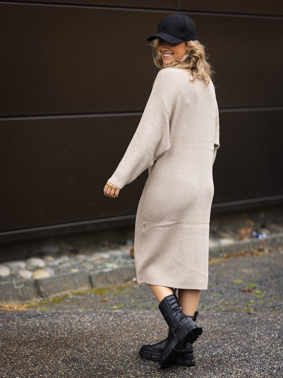 MSCH Copenhagen Magnea Rachelle Rib Dress Trenchoat Melange