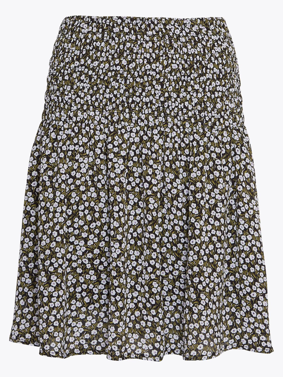 MSCH Copenhagen Hibba Rikkelie Skirt AOP Arctic Ice Flower