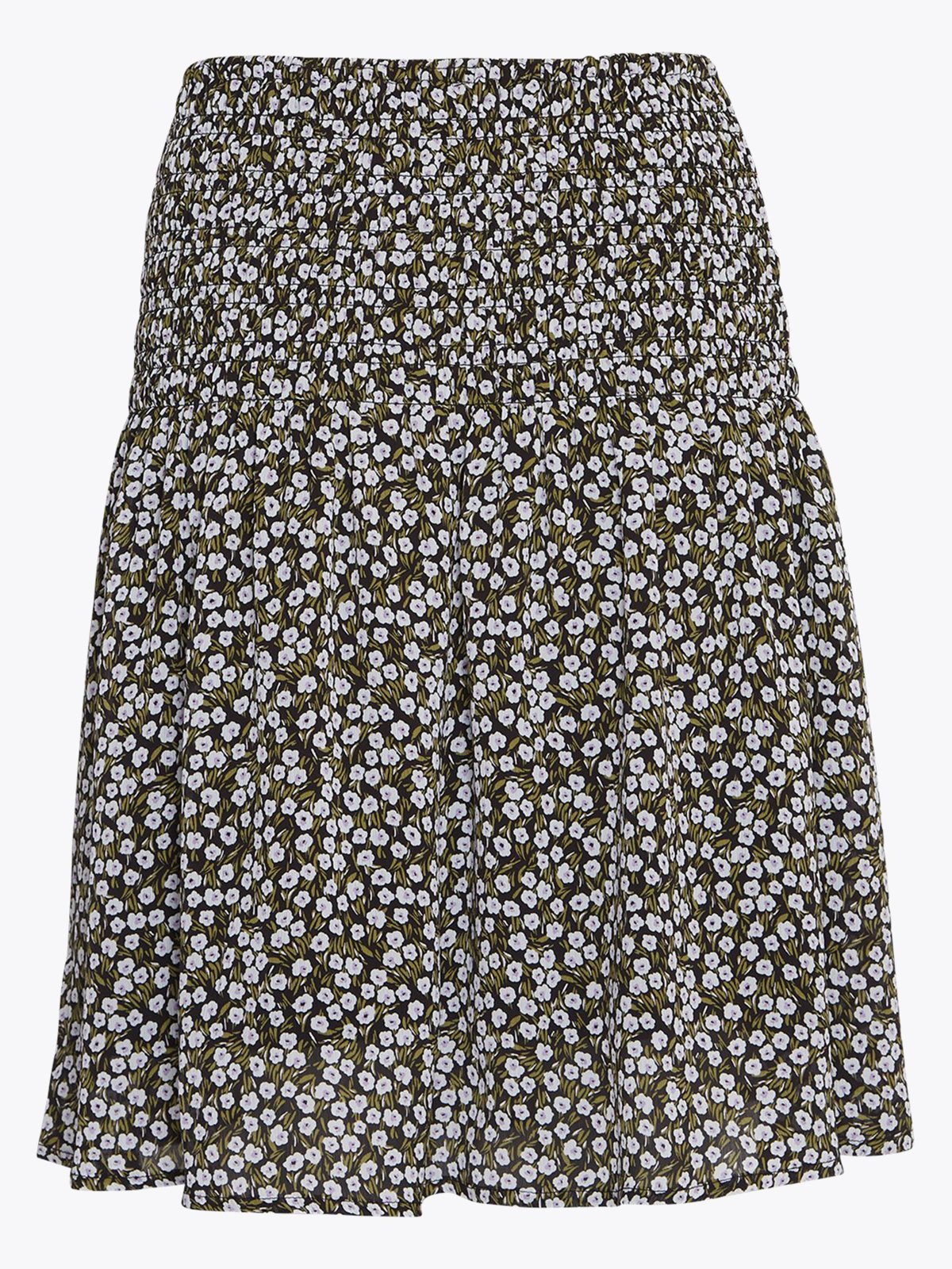 MSCH Copenhagen Hibba Rikkelie Skirt AOP Arctic Ice Flower