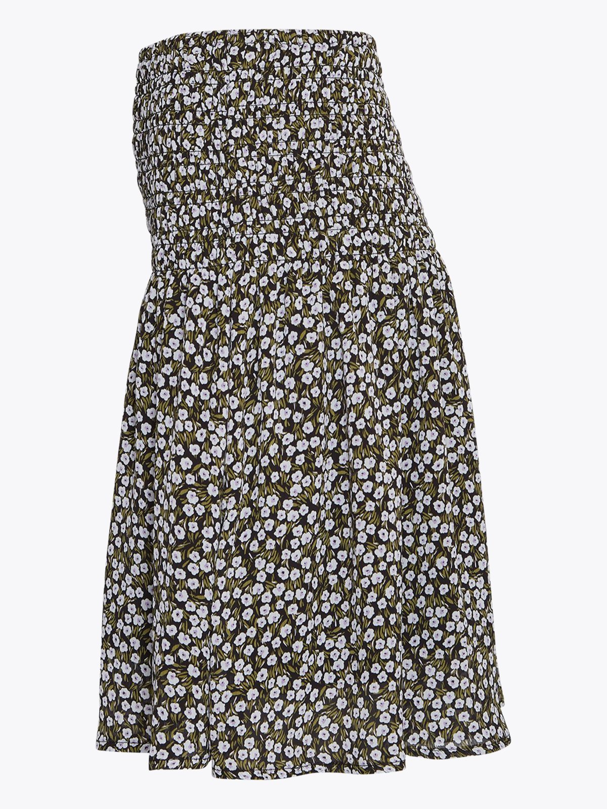 MSCH Copenhagen Hibba Rikkelie Skirt AOP Arctic Ice Flower