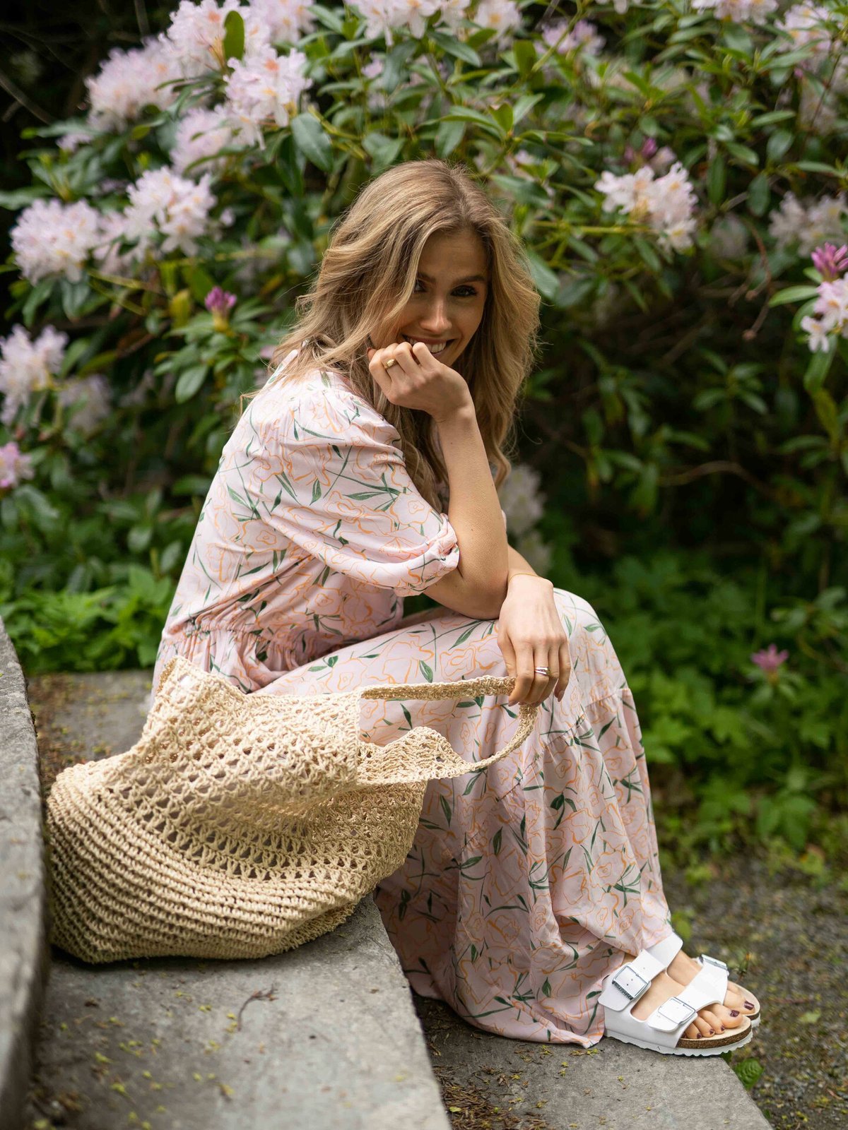 MSCH Copenhagen Tanya Lyvia 2/4 Dress Orchid Ice Flwr