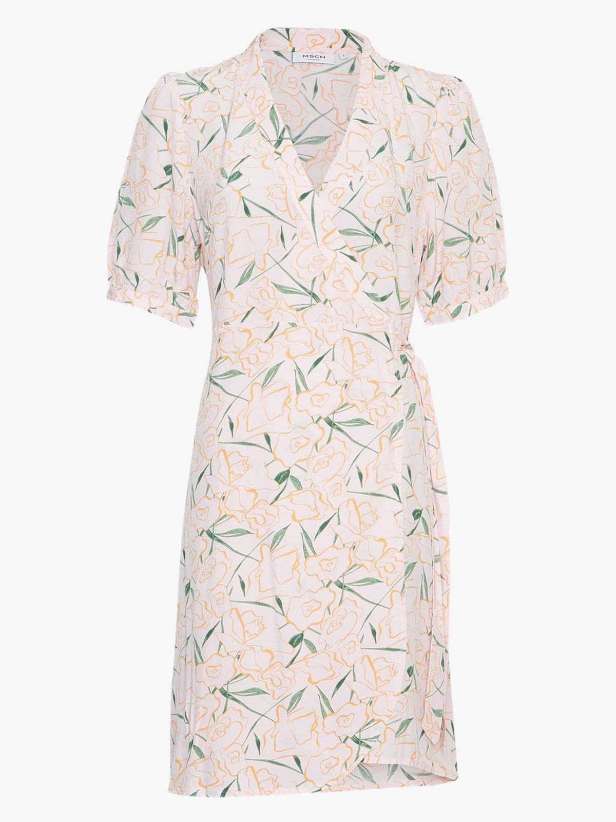 MSCH Copenhagen Tanya Lyvia Wrap Dress Orchid Ice Flwr