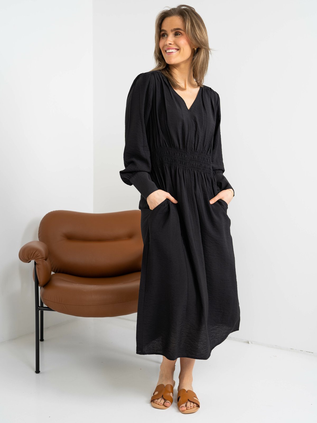 MSCH Copenhagen Karrie Ladonna Dress Black