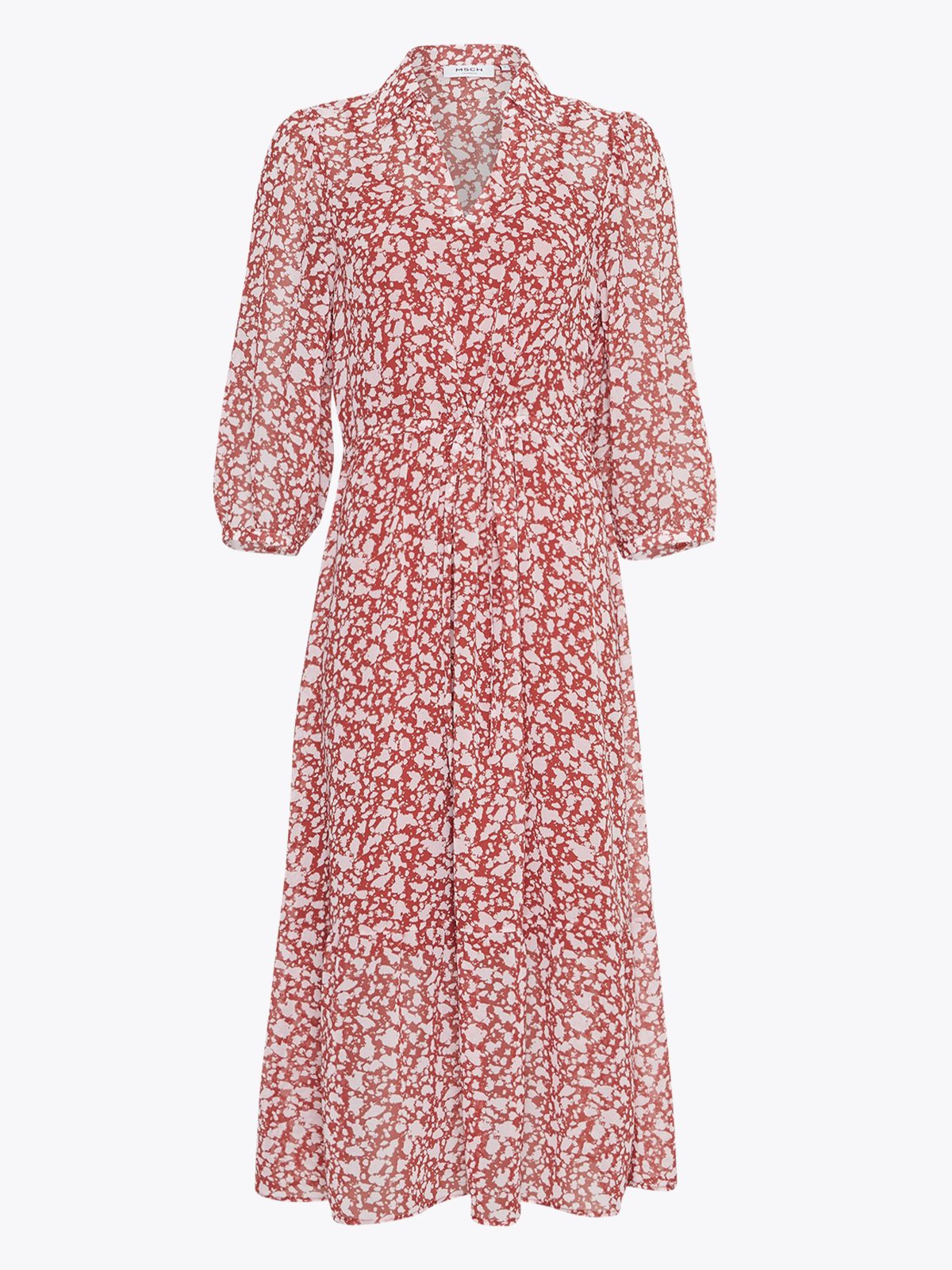 MSCH Copenhagen Marlea Kabrina 3/4 Dress AOP Cowhide Dot