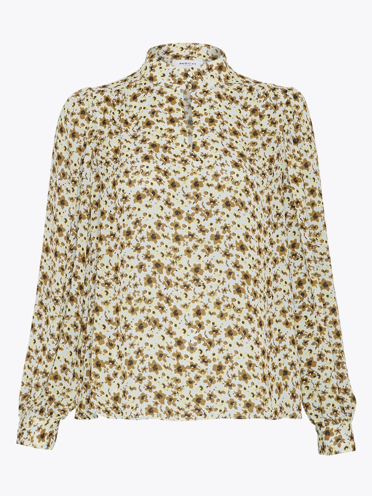 MSCH Copenhagen Adalia Rikkelie Top AOP F Green Flower