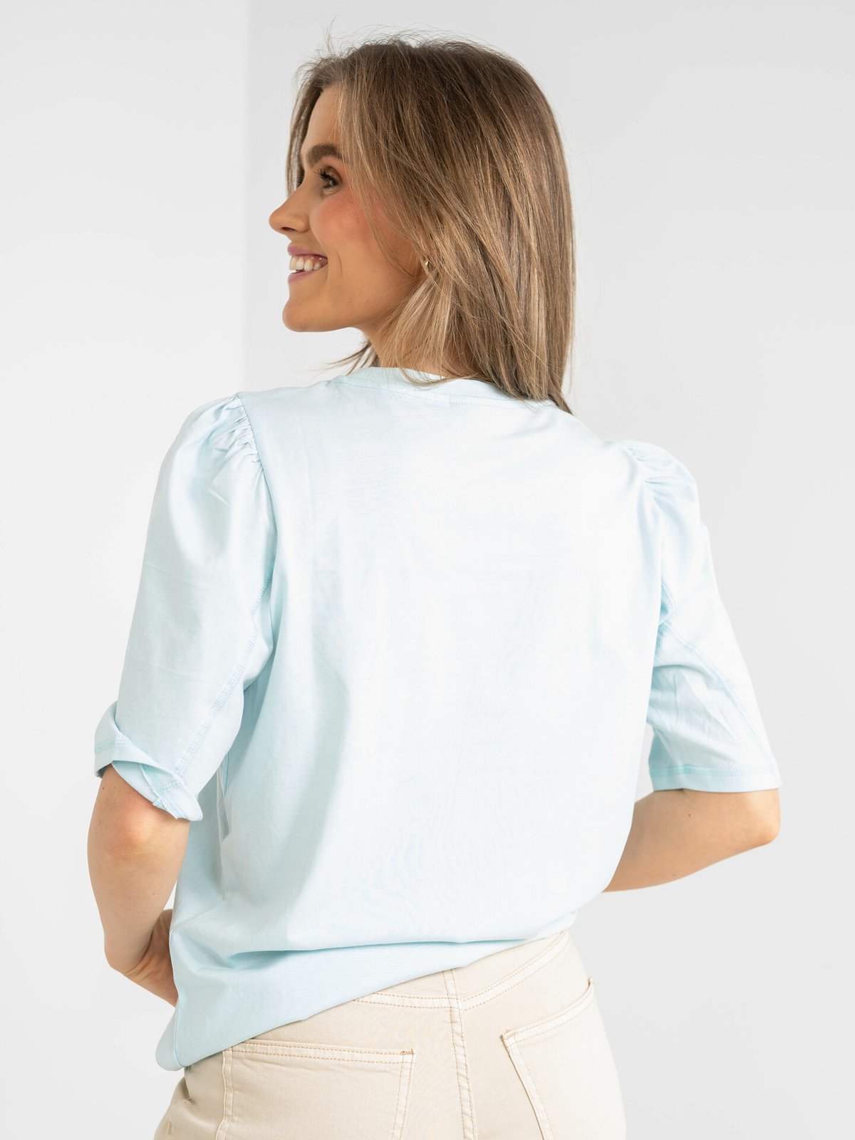 MSCH Copenhagen Tiffa 2/4 Puff Tee Starlight Blue