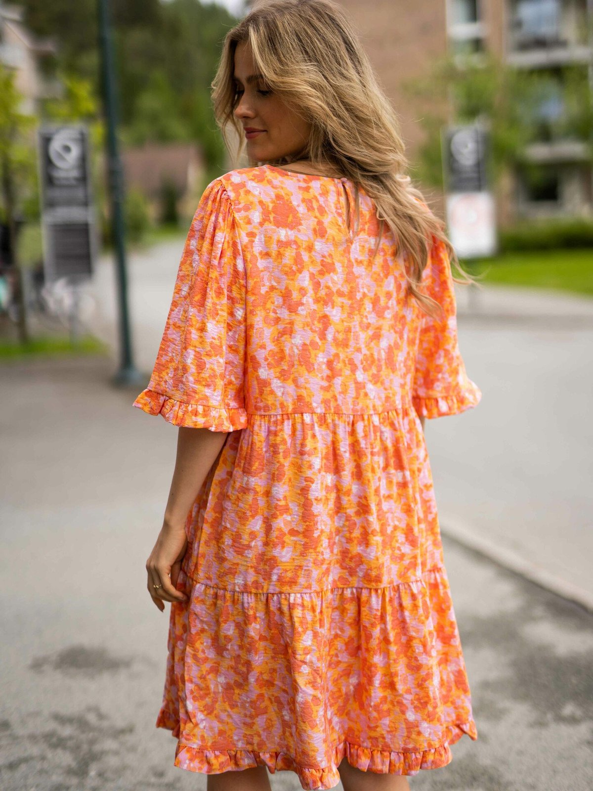 MSCH Copenhagen Taila 2/4 Dress Emberglow Flwr