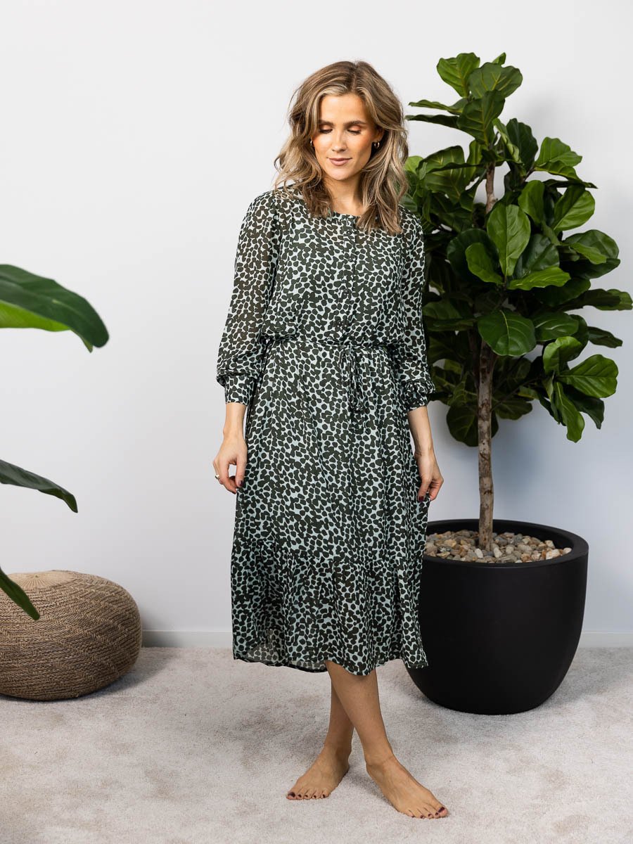 MSCH Copenhagen Eldana Rikkelie Dress AOP Rosin Dot