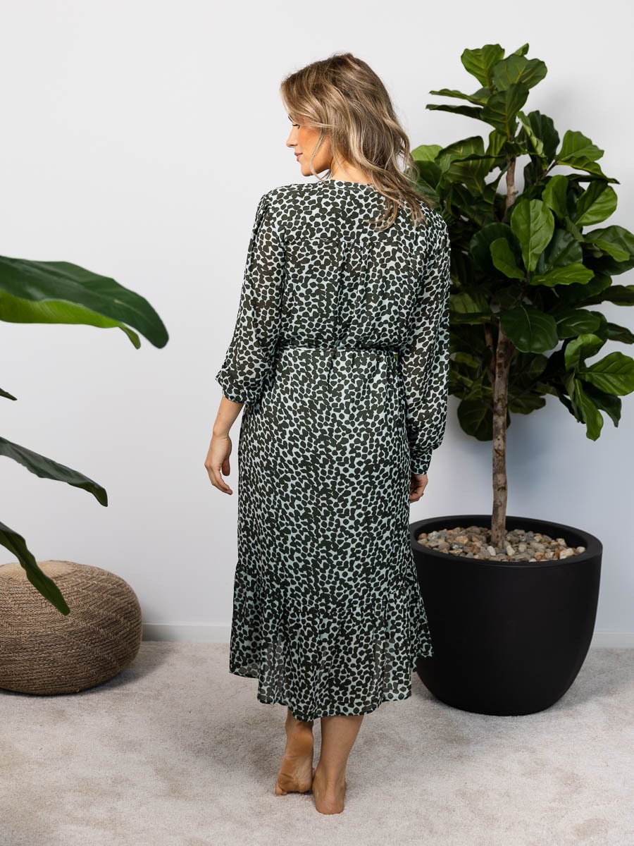 MSCH Copenhagen Eldana Rikkelie Dress AOP Rosin Dot