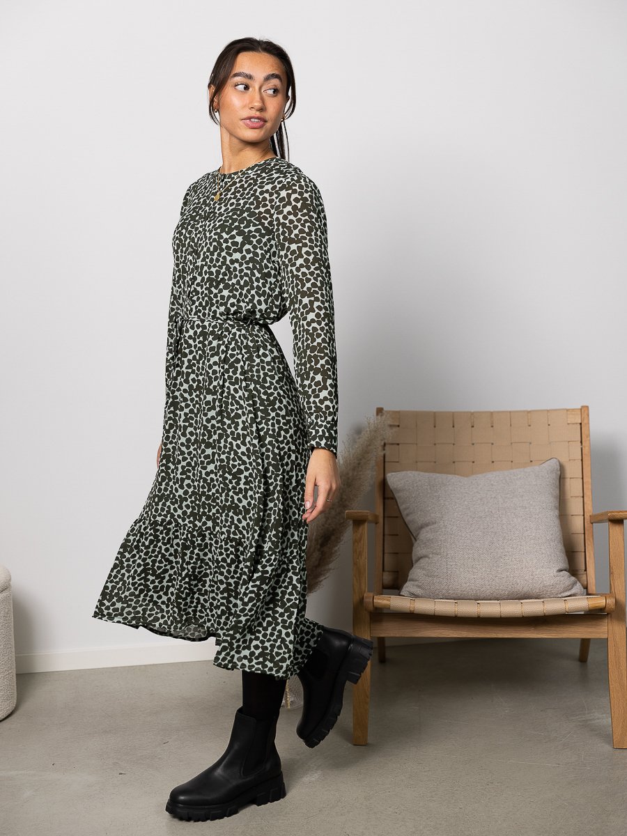 MSCH Copenhagen Eldana Rikkelie Dress AOP Rosin Dot