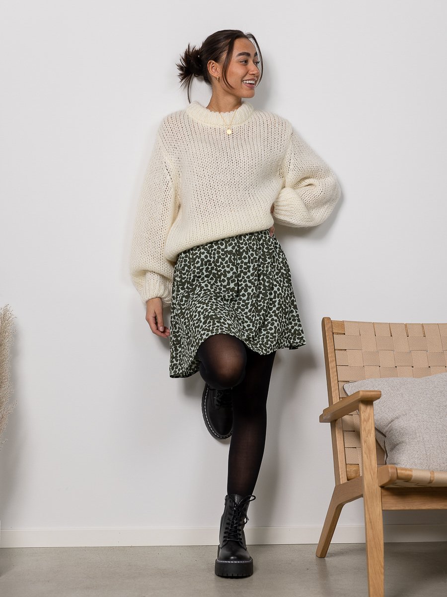 MSCH Copenhagen Eldana Rikkelie Skirt AOP Rosin Dot