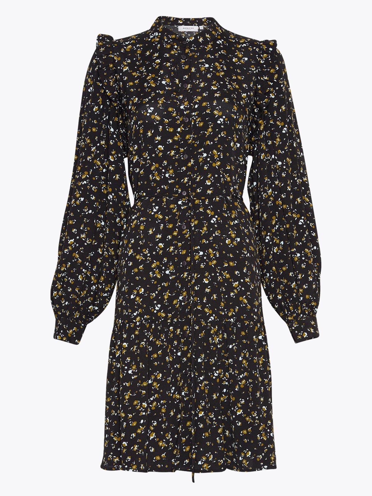 MSCH Copenhagen Bellaris Jalina Dress AOP Black Flower