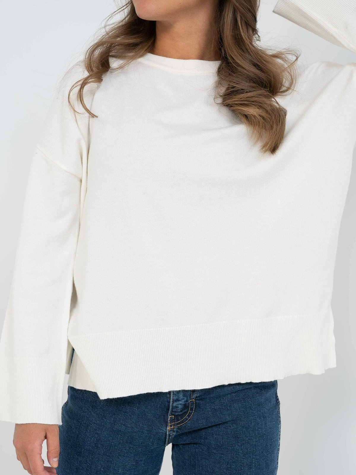 MSCH Copenhagen Dalinda Rachelle Pullover Egret