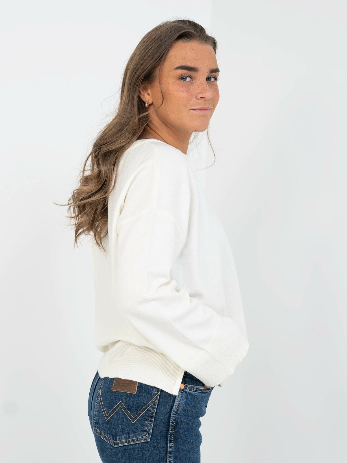 MSCH Copenhagen Dalinda Rachelle Pullover Egret