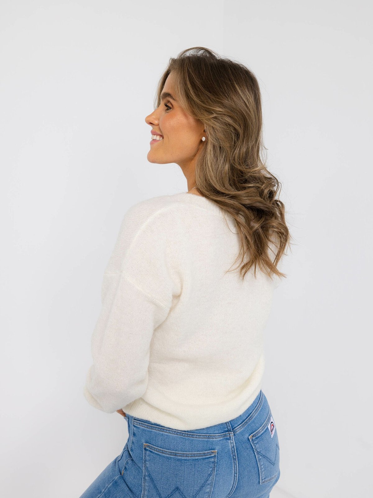 MSCH Copenhagen Lisa Hope V Pullover Egret