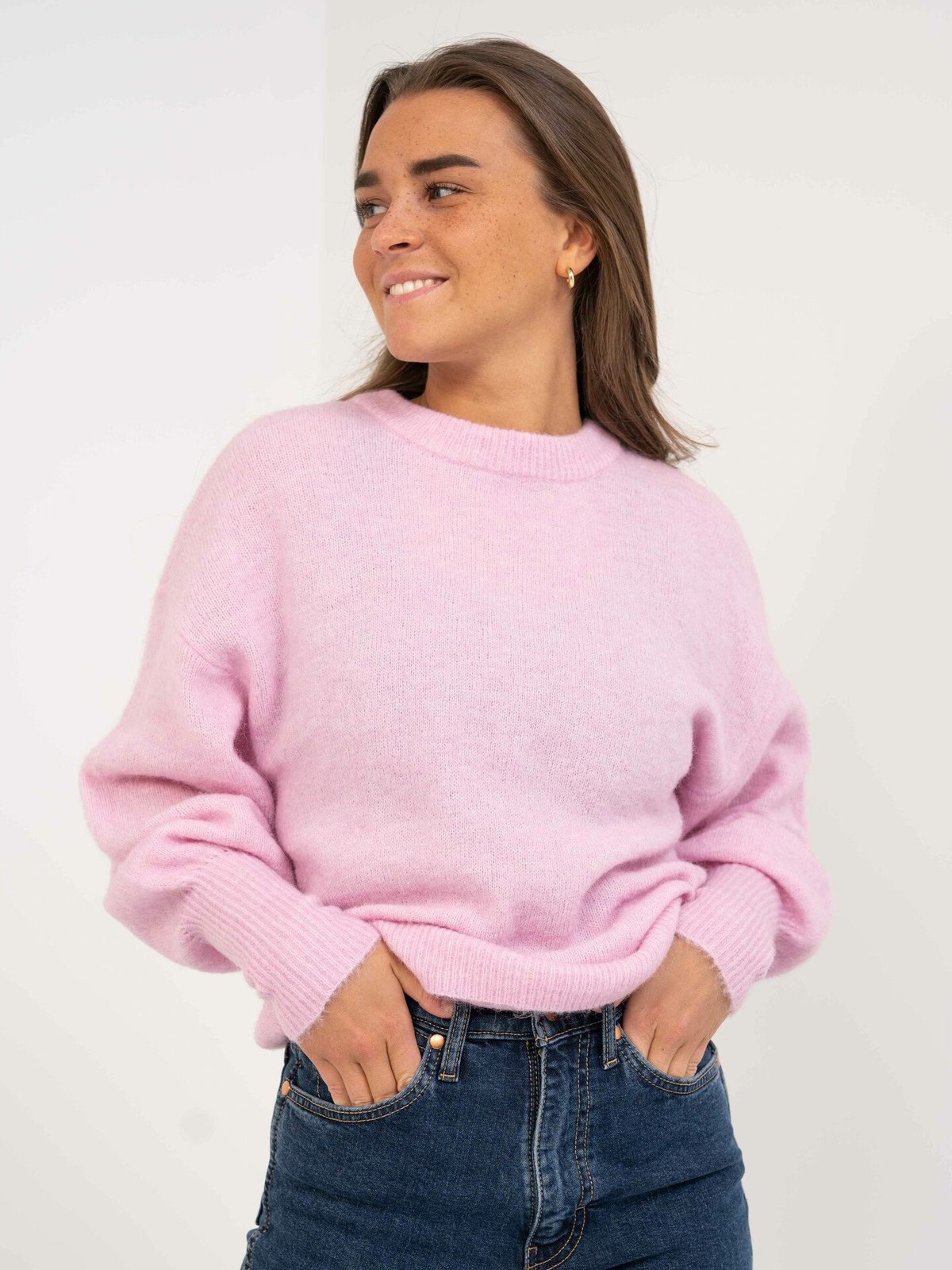 MSCH Copenhagen Life Hope Pullover Pink Lavender