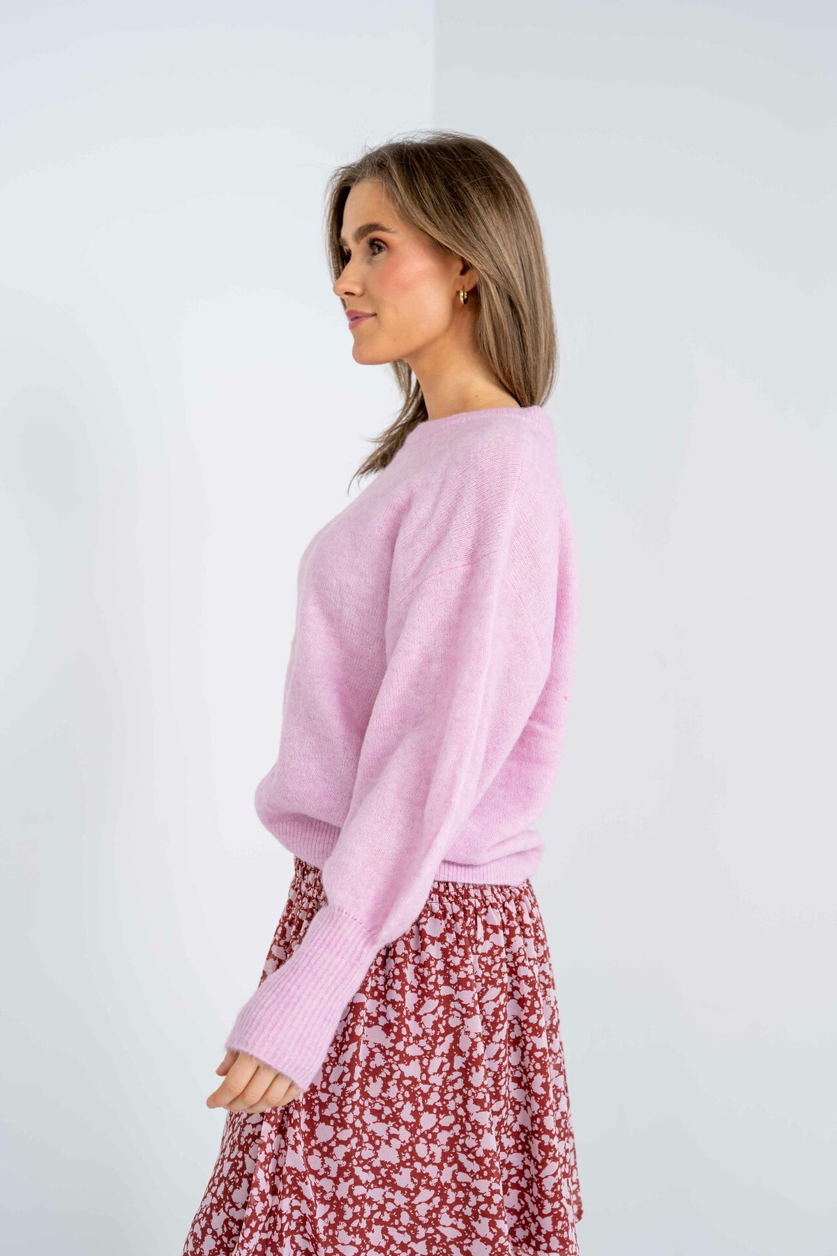 MSCH Copenhagen Life Hope Pullover Pink Lavender