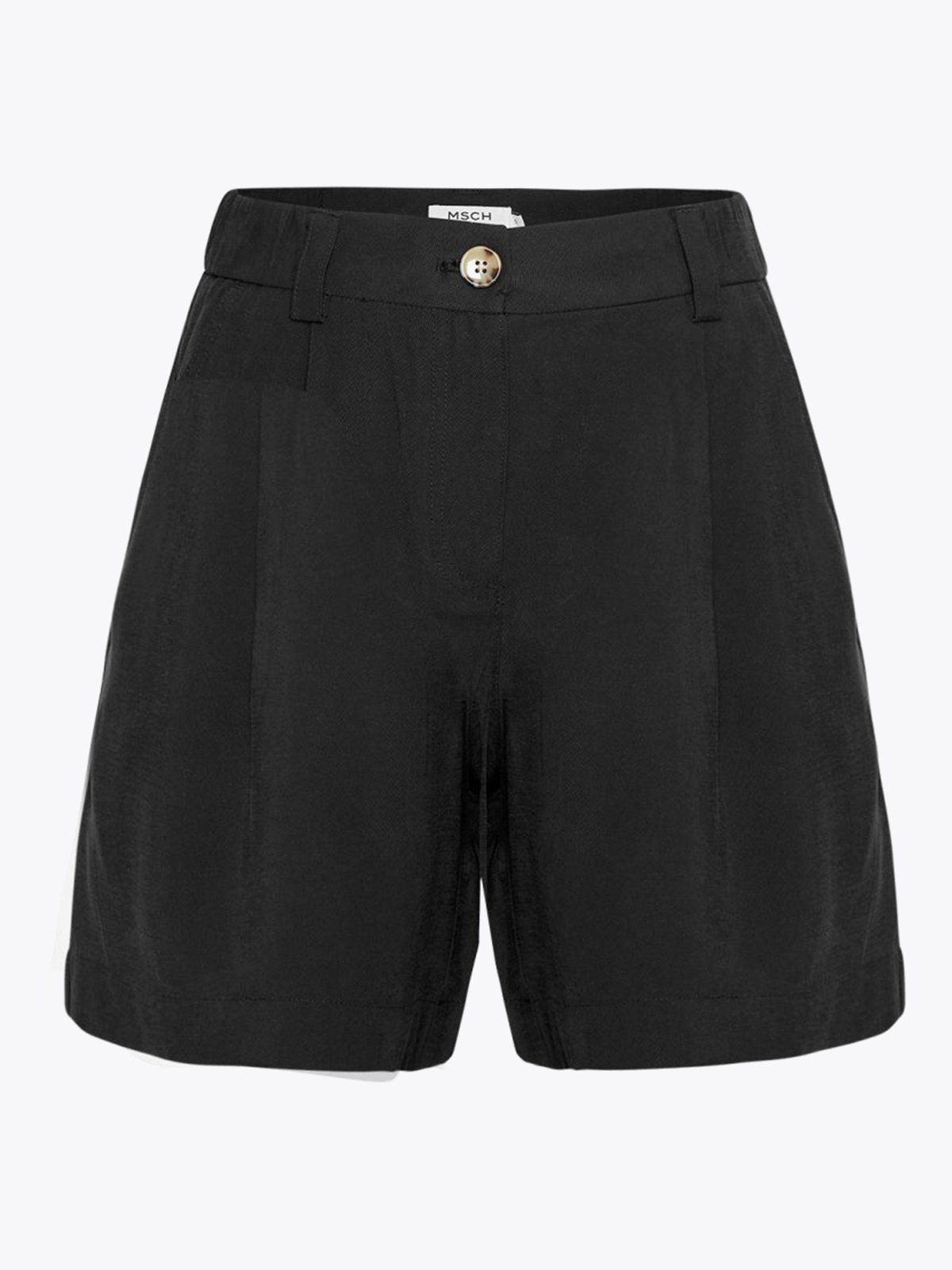 MSCH Copenhagen Kinna Selia High-Waist Shorts Sort