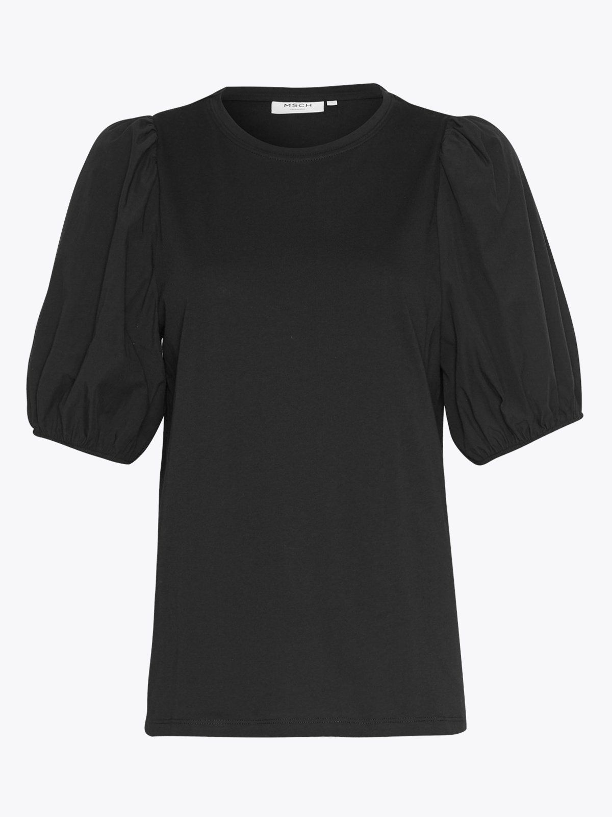 MSCH Copenhagen Dariene Logan Short Sleeve Top Black