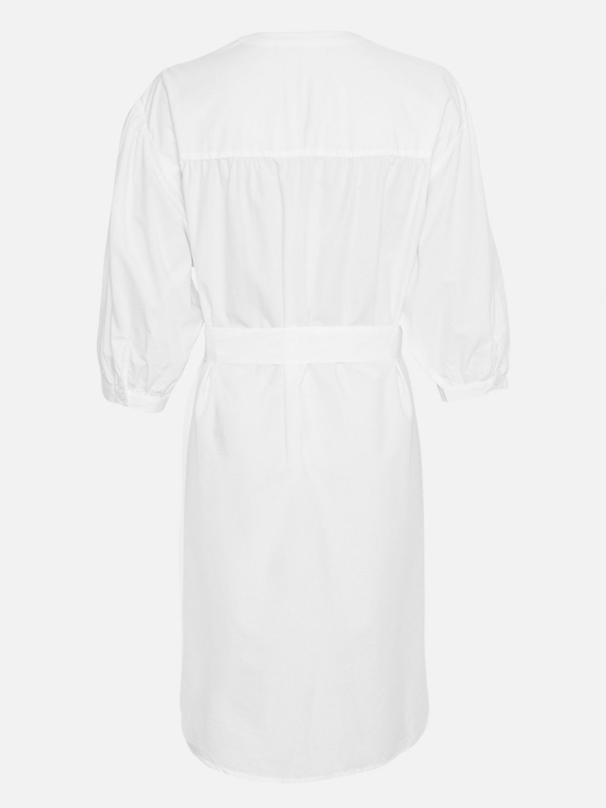 MSCH Copenhagen Abiella 3/4 Shirt Dress Bright White