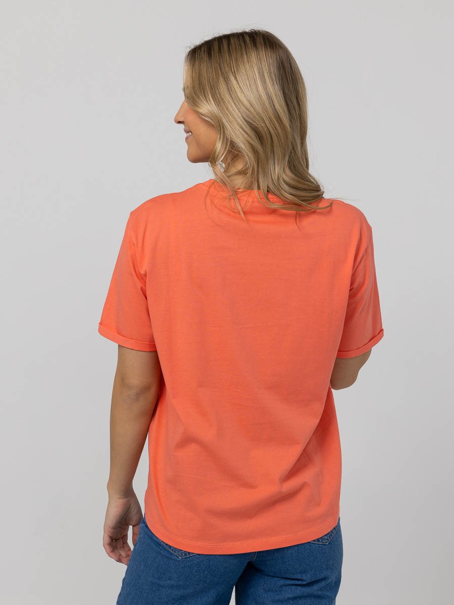 MSCH Copenhagen Terina Logo Tee P Rose/White