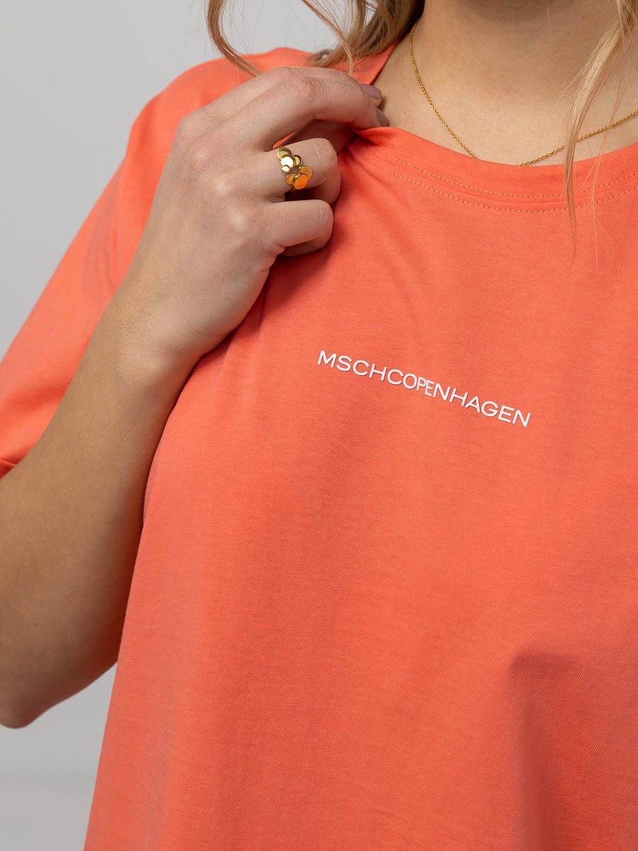MSCH Copenhagen Terina Logo Tee P Rose/White
